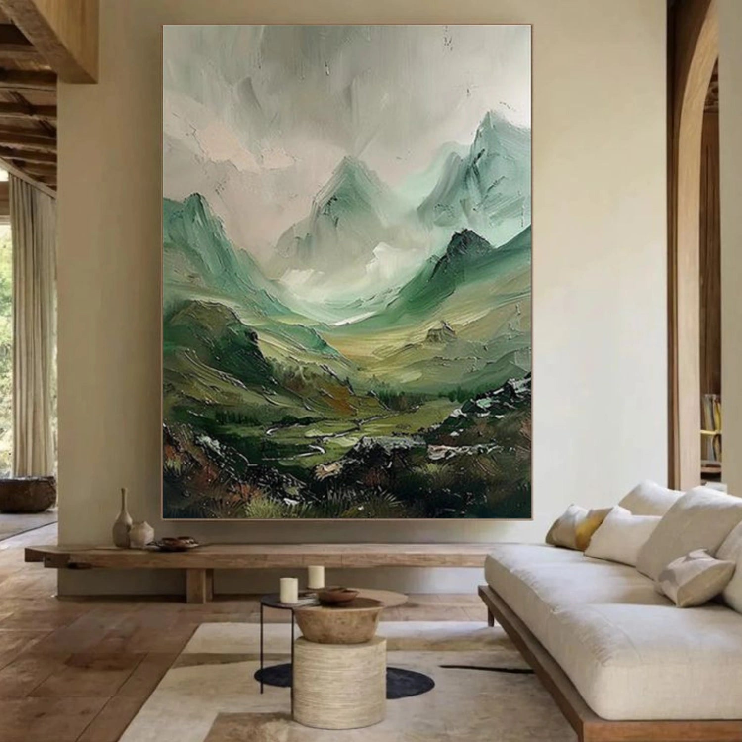 Abstract Mountain Wall Art #MM011