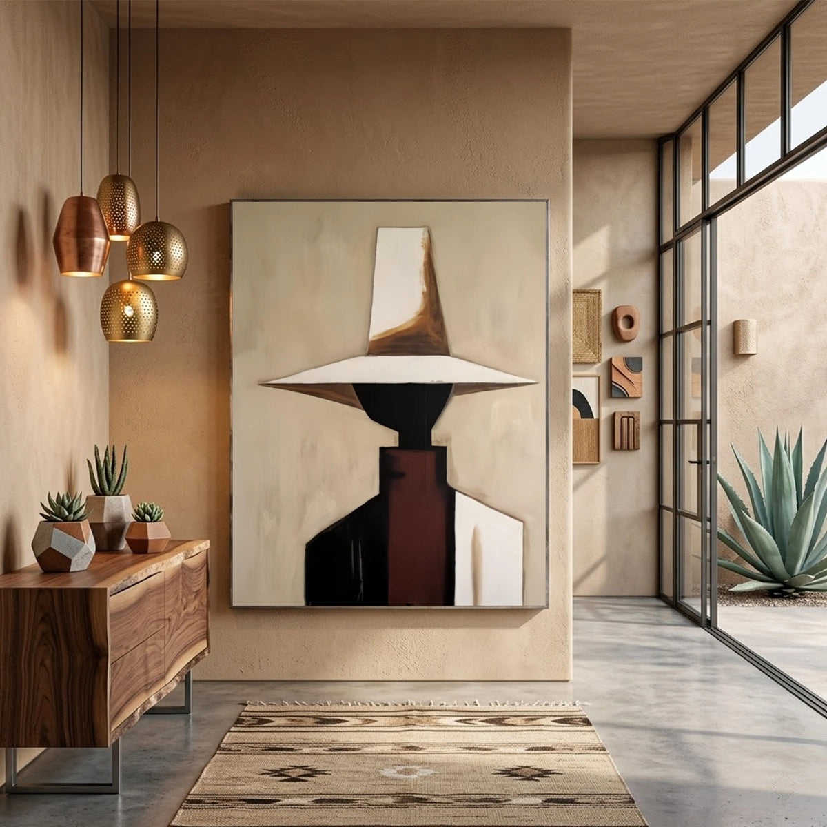 Abstract Portrait Wall Art #LA035