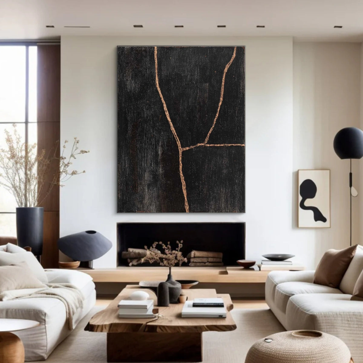 Black Minimalist Wall Art #MW039
