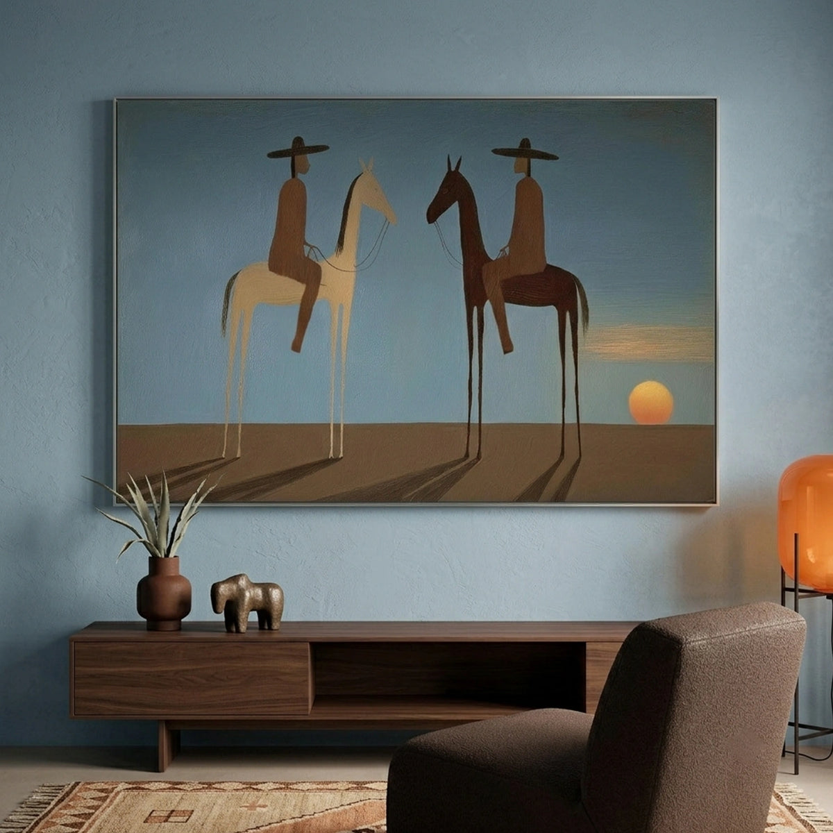 Western Cowboy Wall Art #AC077