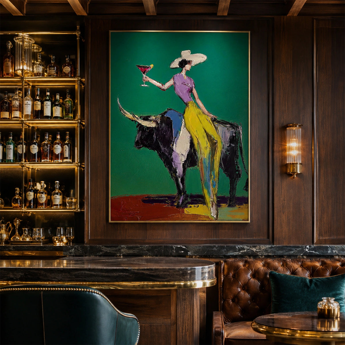 Western Cowboy Wall Art #AC024