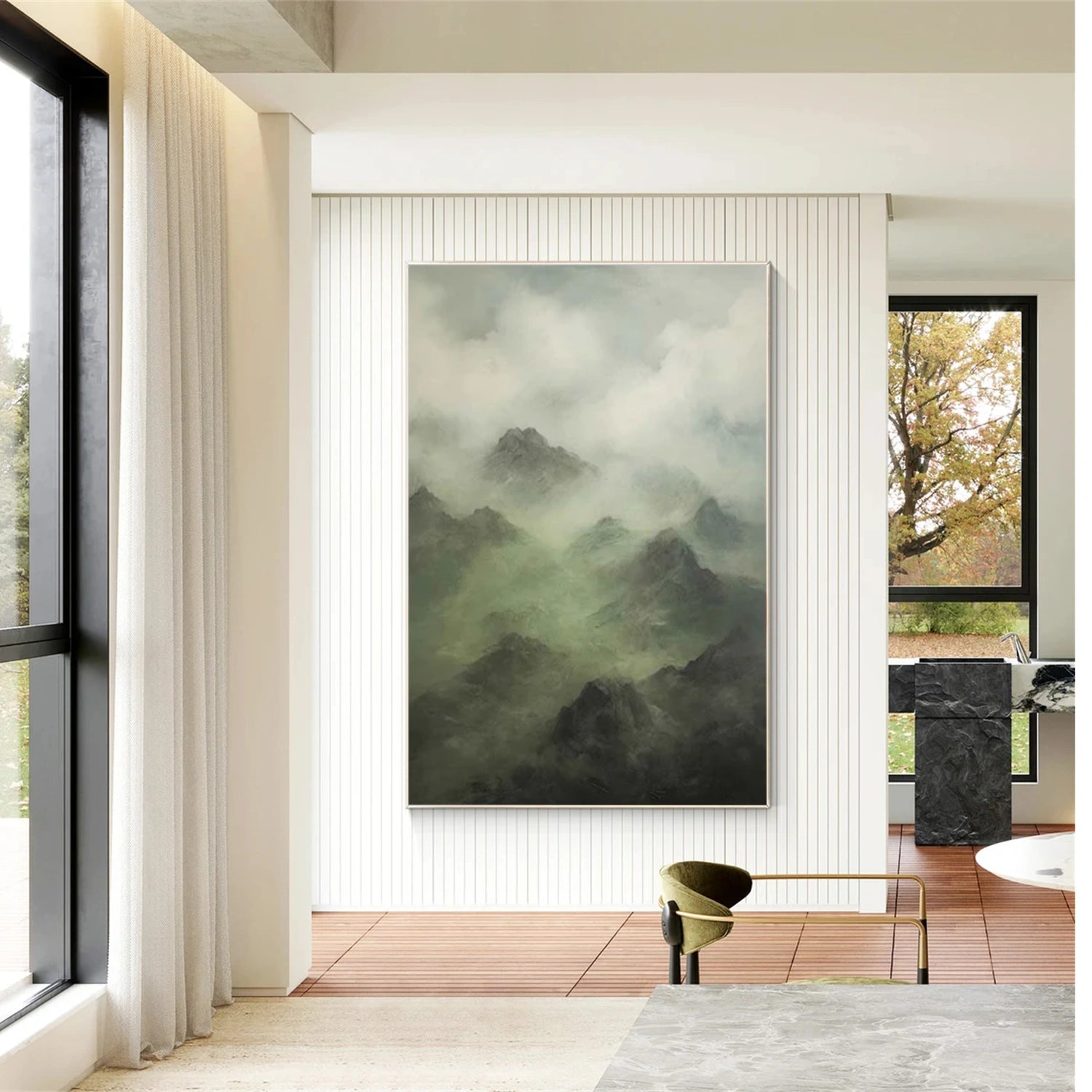 Abstract Mountain Wall Art #MM003