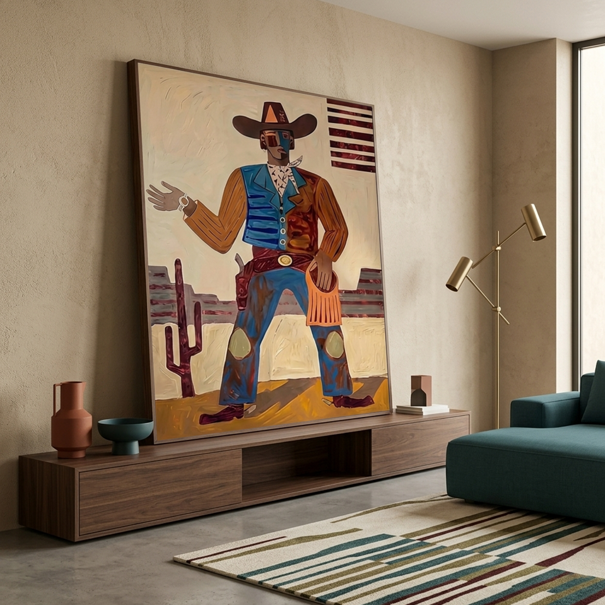 Western Cowboy Wall Art #AC 155