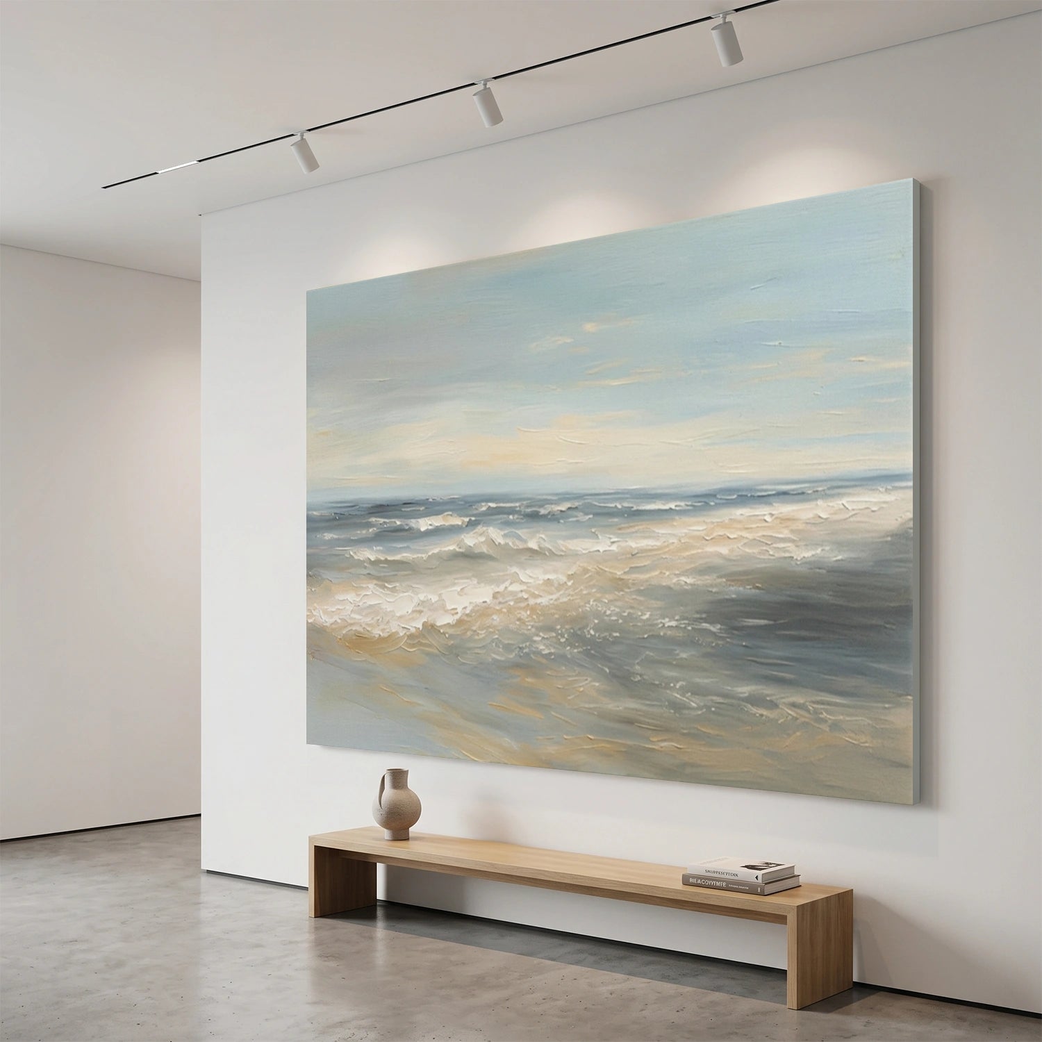Abstract Ocean And Sky Wall Art #OS109