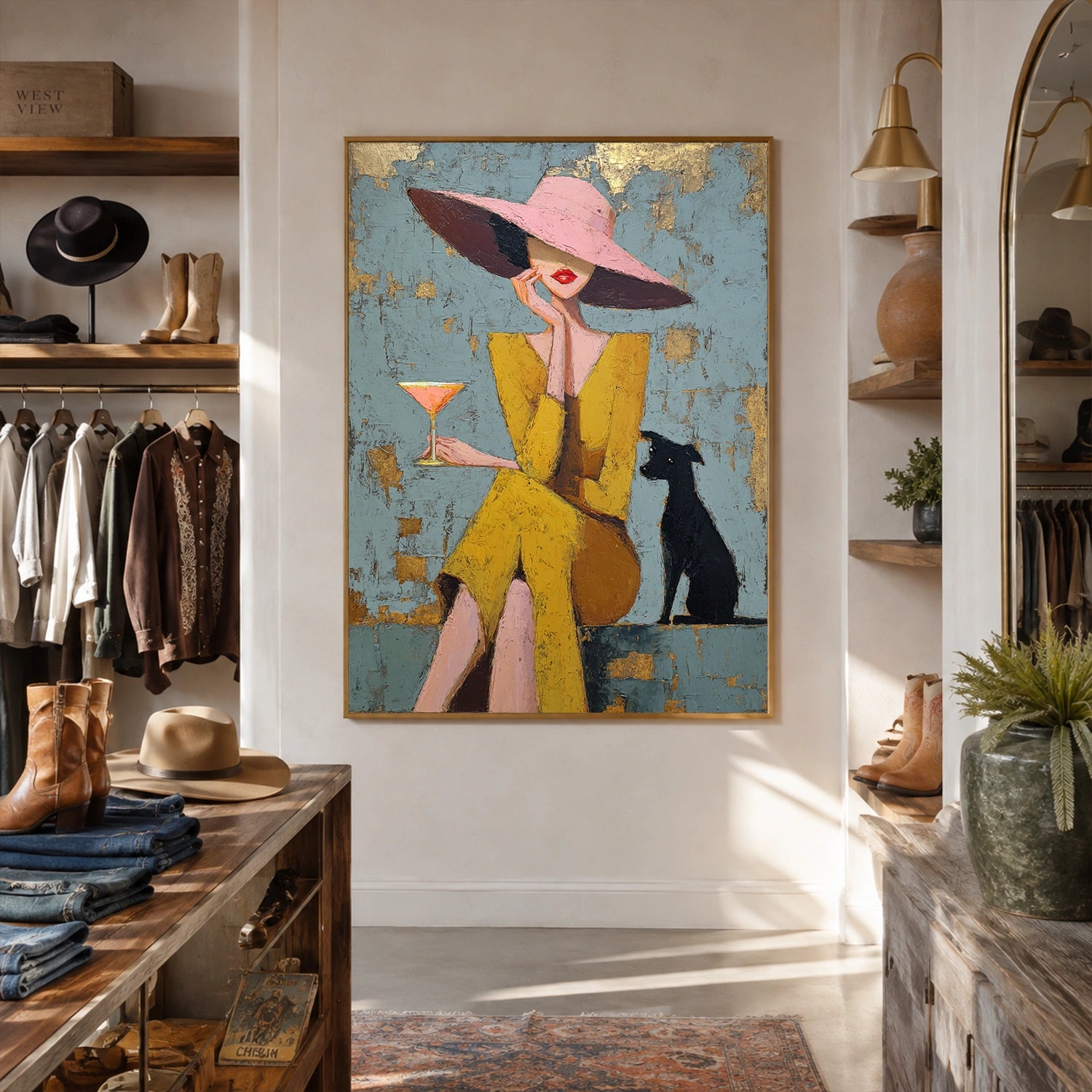 Western Cowboy Wall Art #AC038