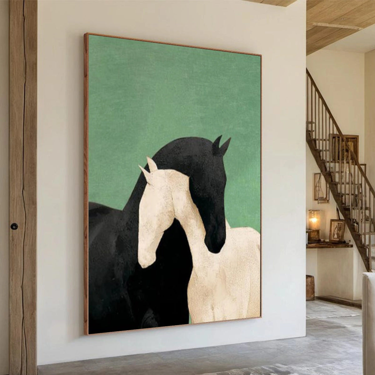 Abstract Animal Horse Wall Art #AN024