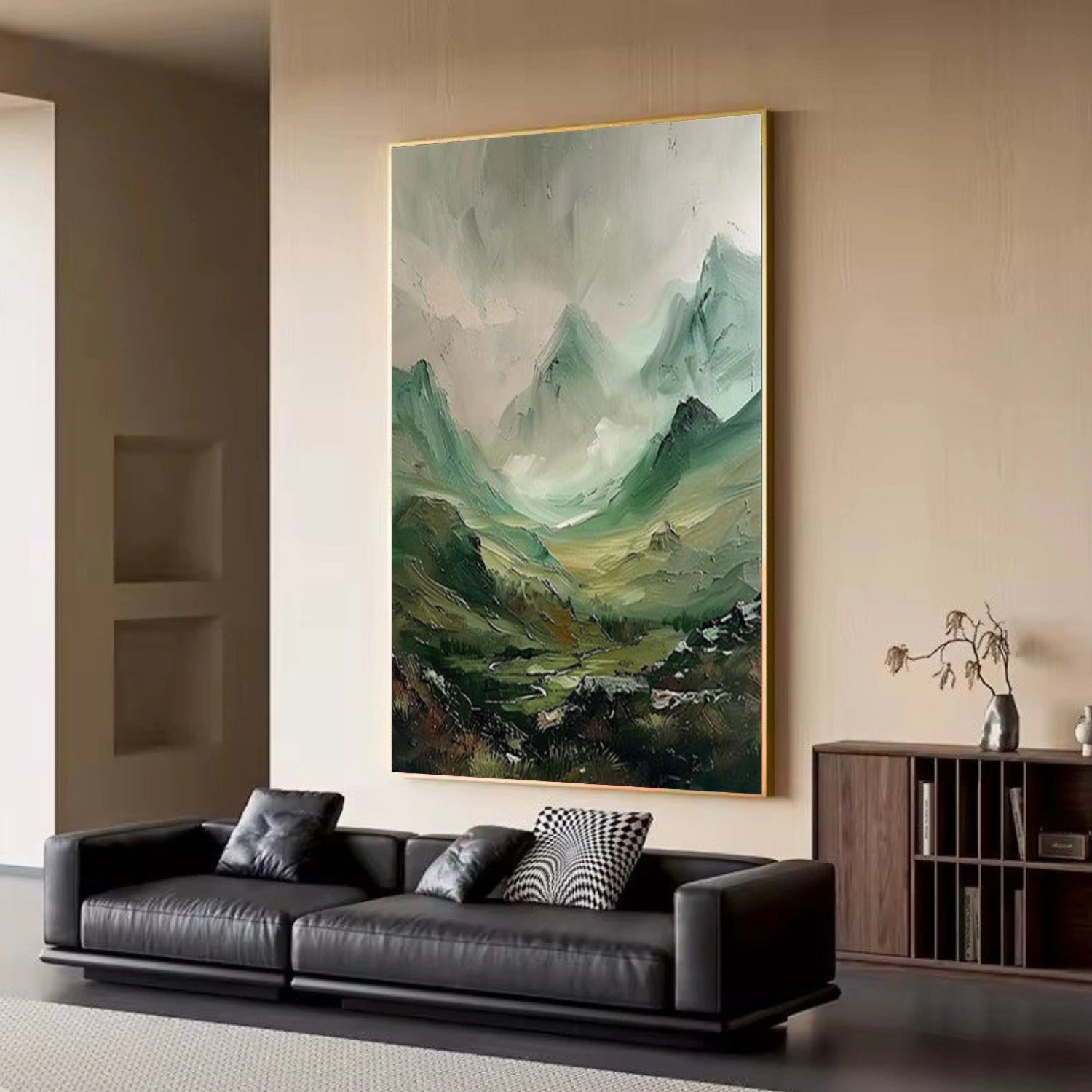 Abstract Mountain Wall Art #MM011
