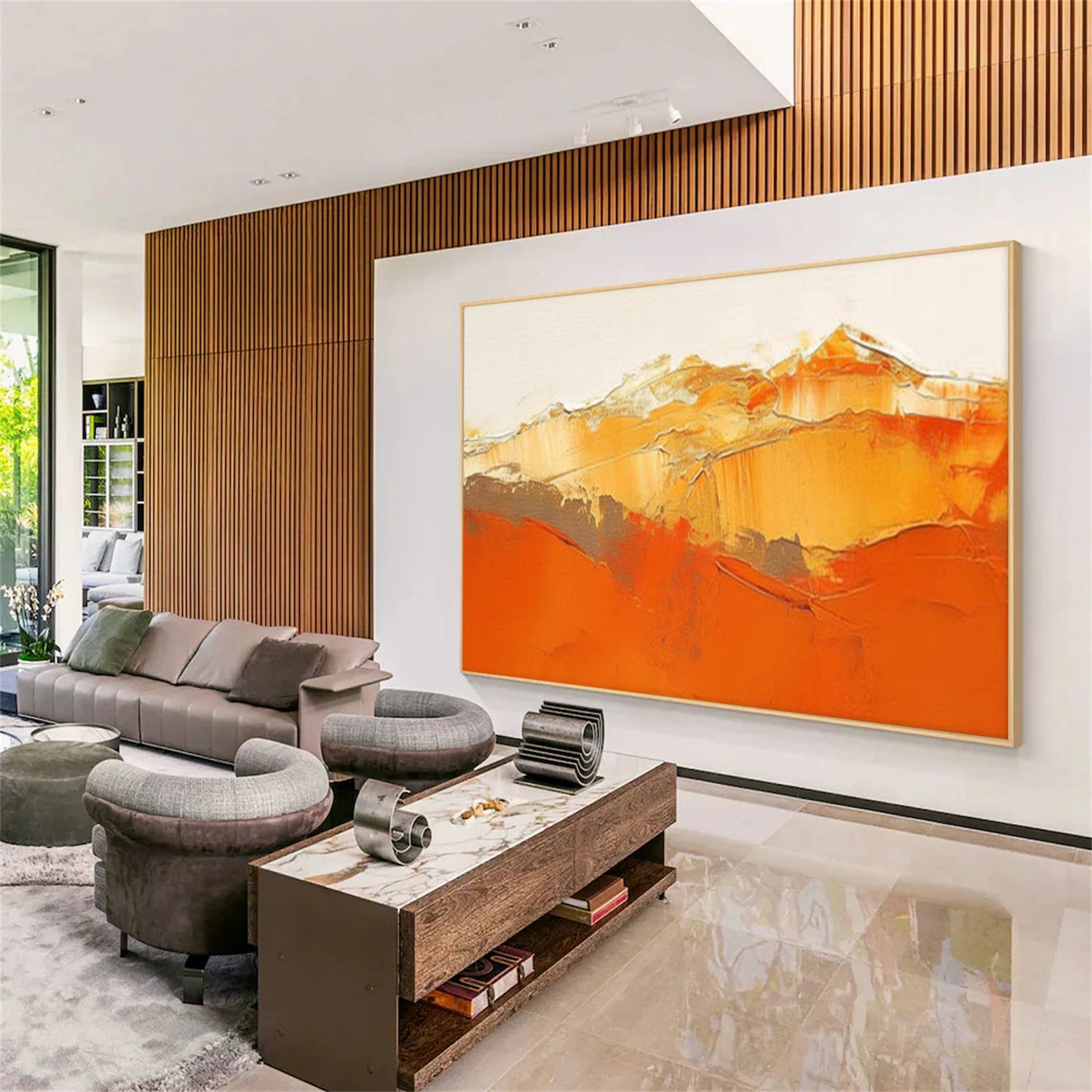 Abstract Mountain Wall Art #MM014