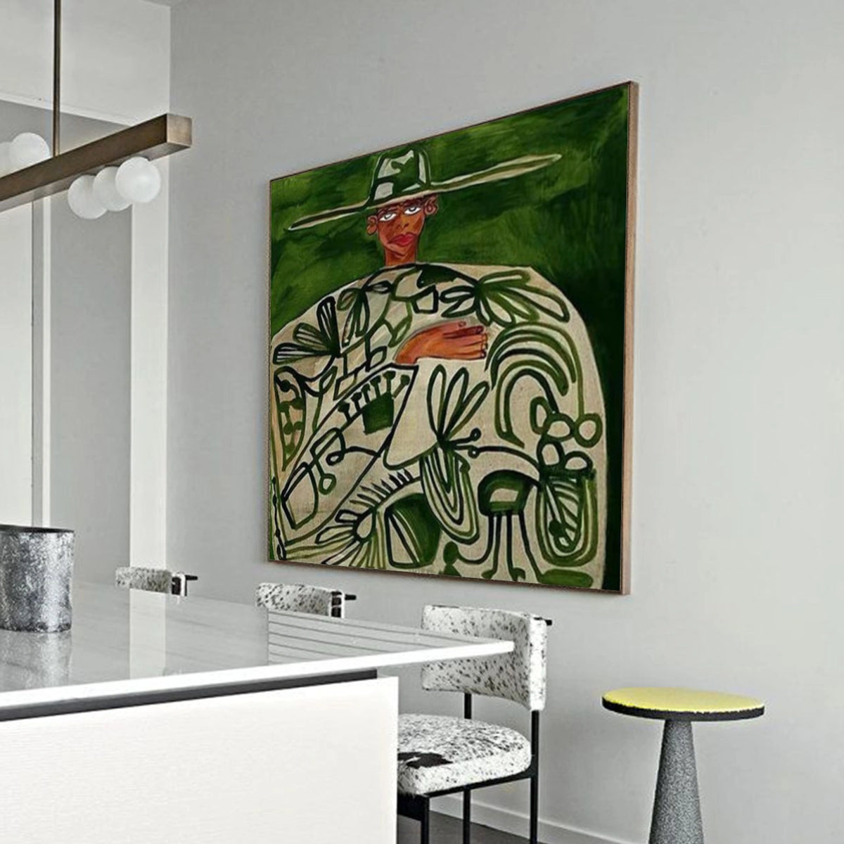Abstract Portrait Wall Art #LA002