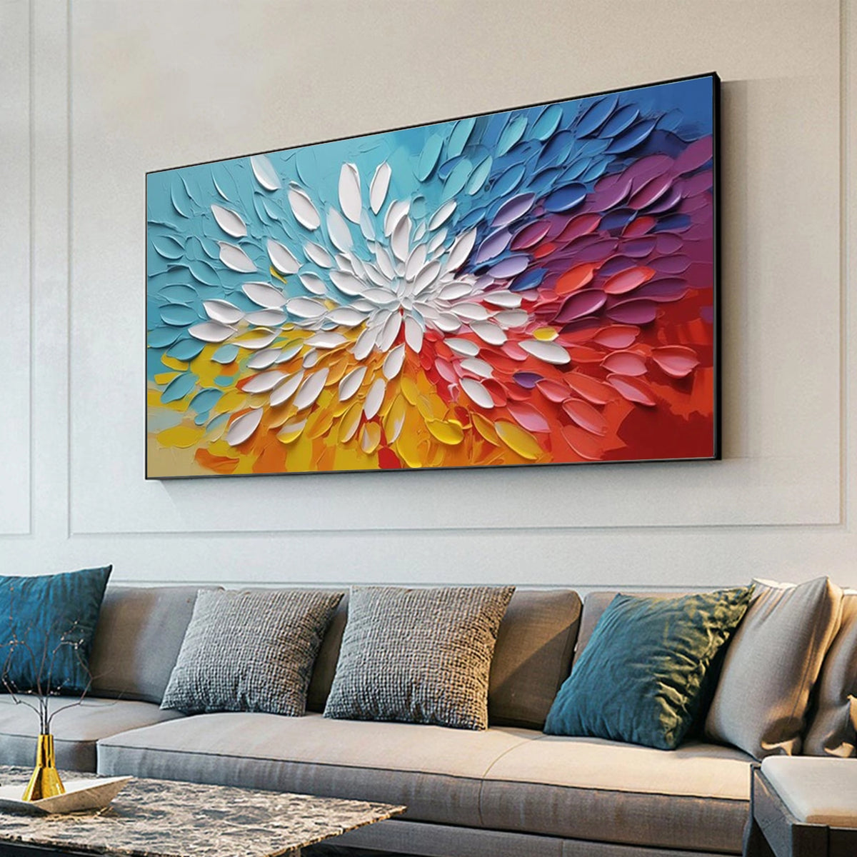 Abstract Textured Wall Art #AW032