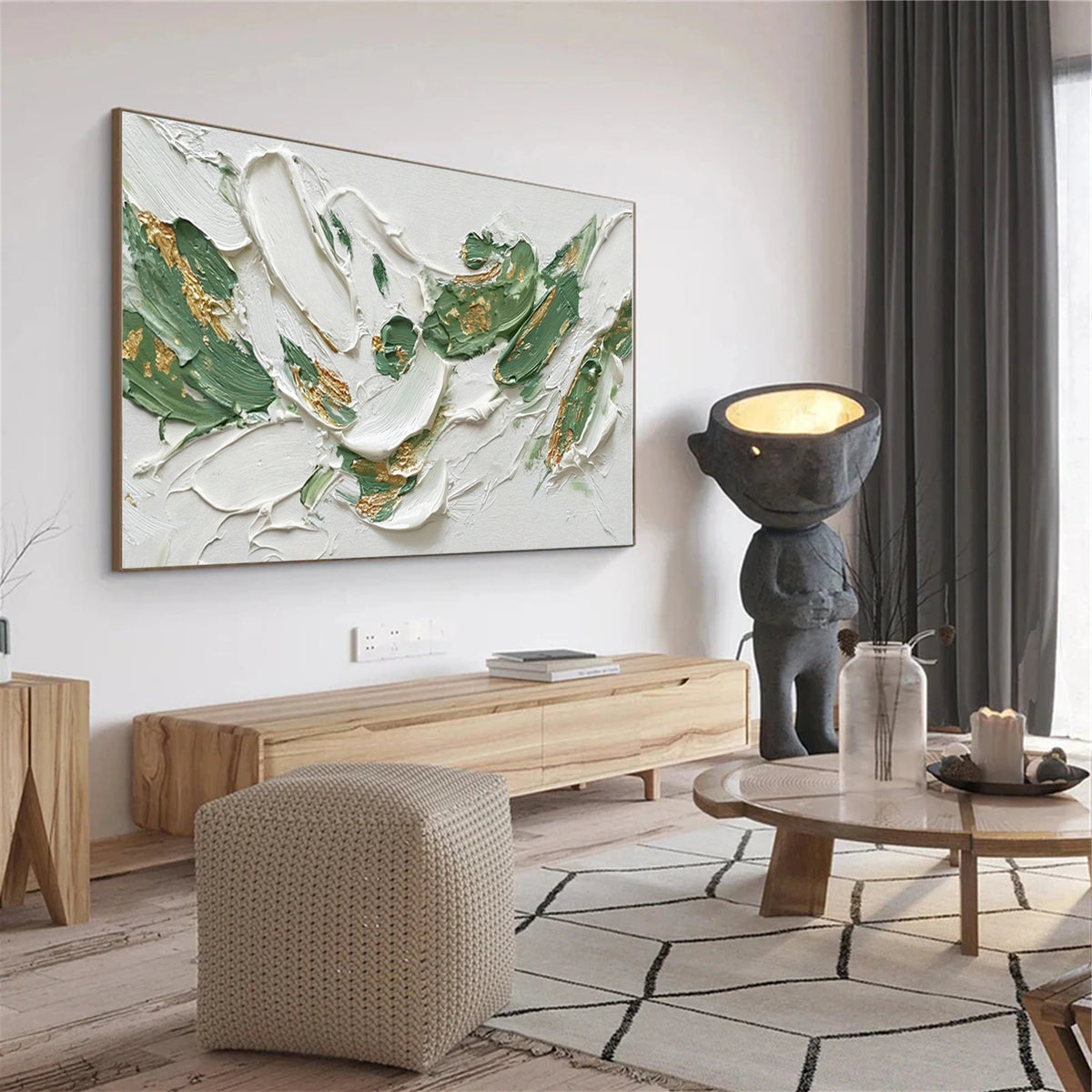 Abstract Textured Wall Art #AW025