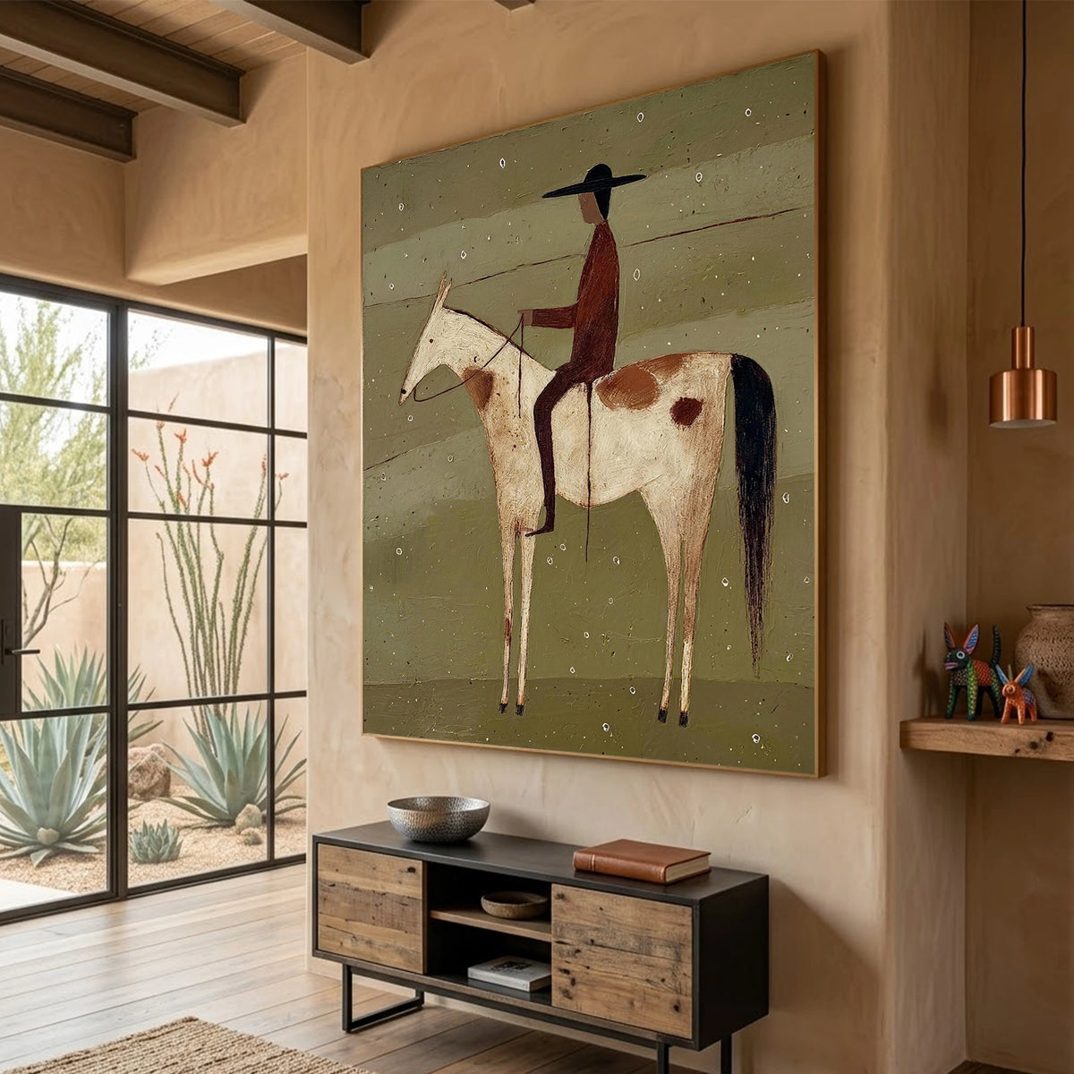 Western Cowboy Wall Art #AC085