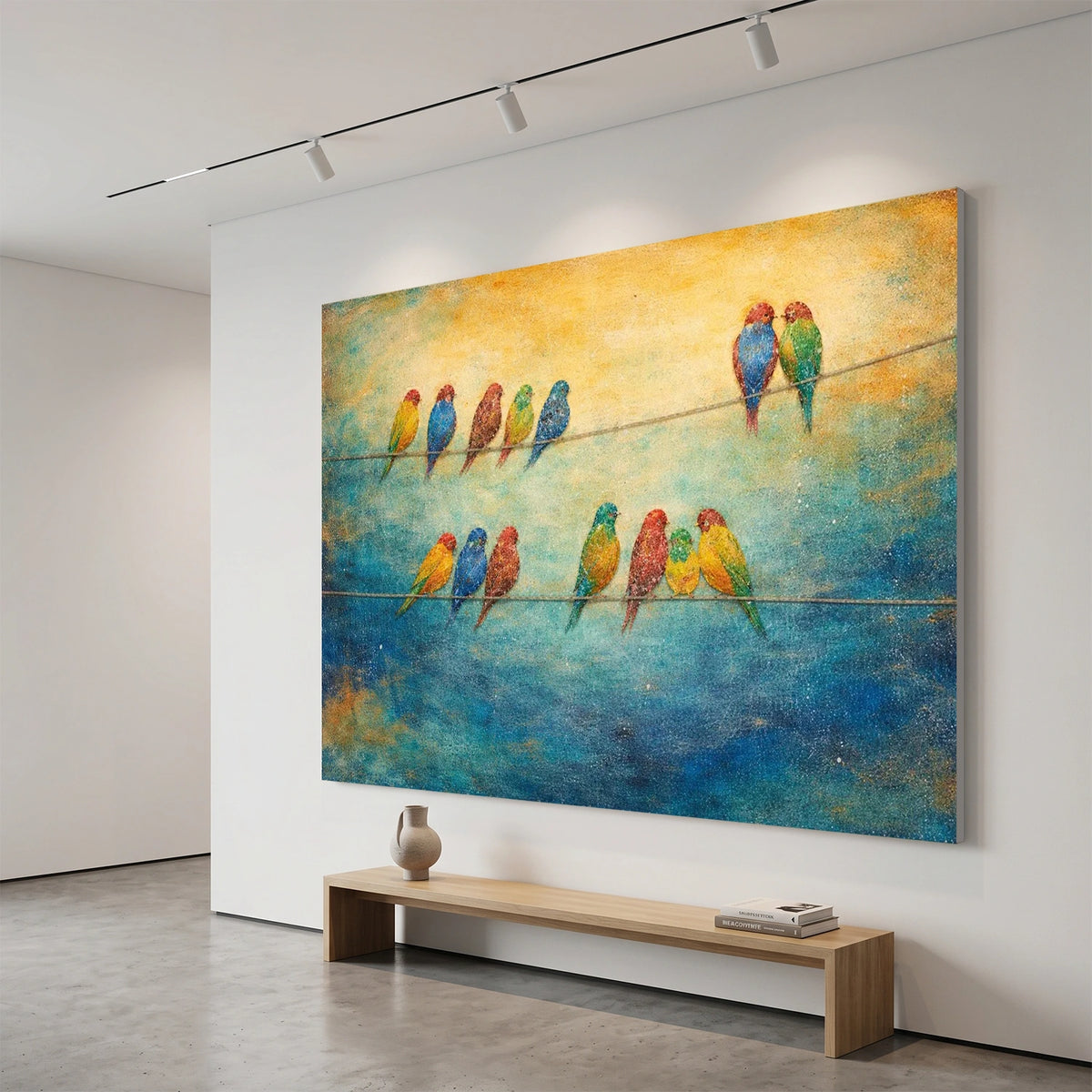Abstract Animal Bird Wall Art #AN046