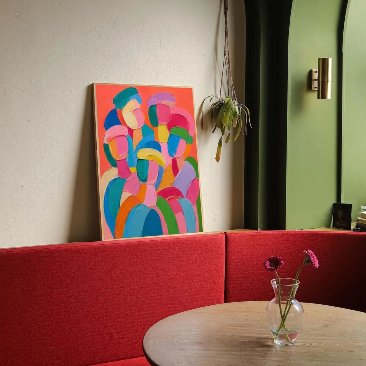 Abstract Portrait Wall Art #LA038