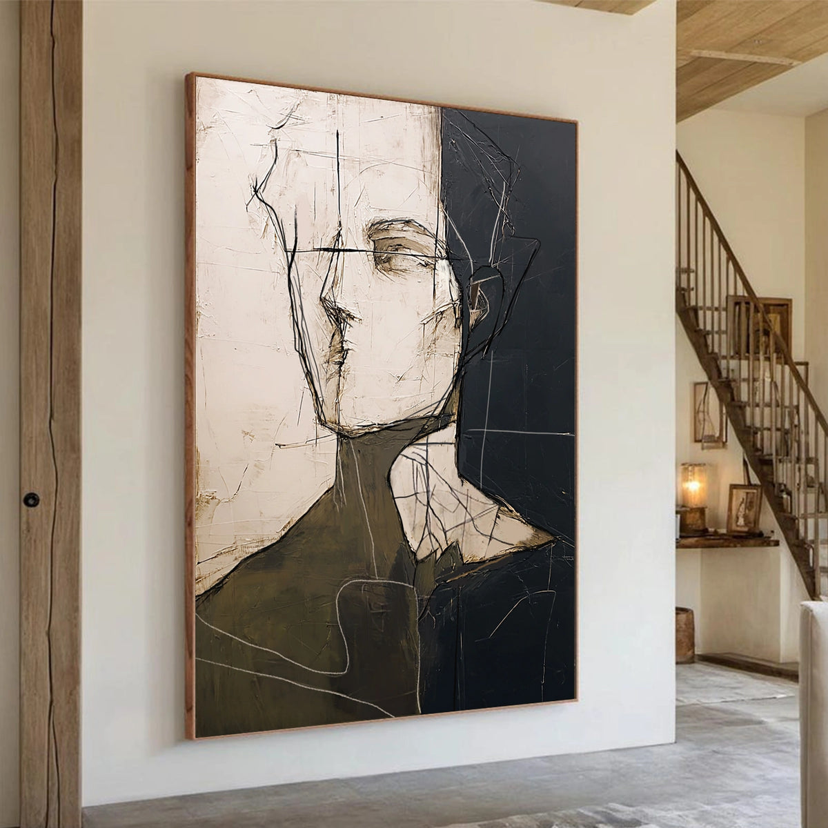 Abstract Portrait Wall Art #LA011