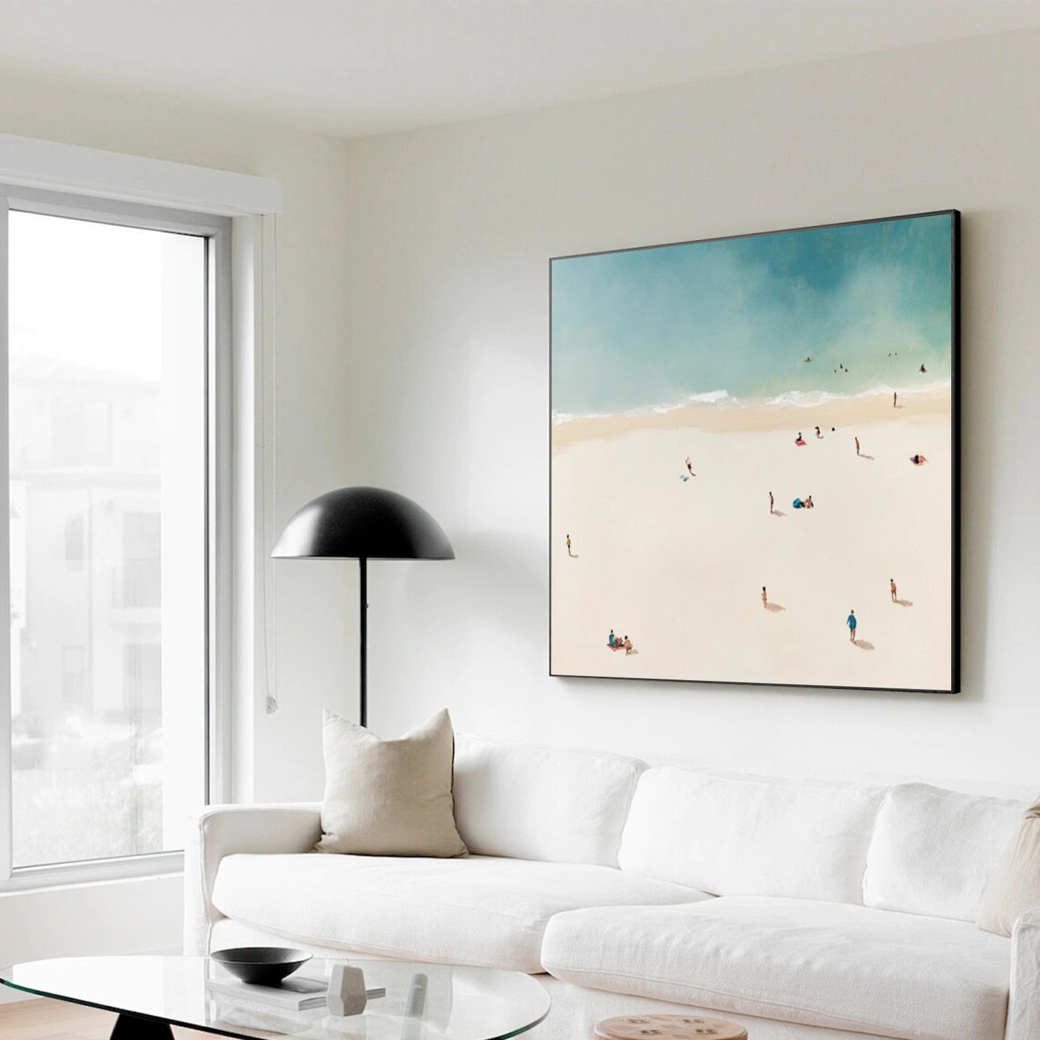 Abstract Ocean And Sky Wall Art #OS001