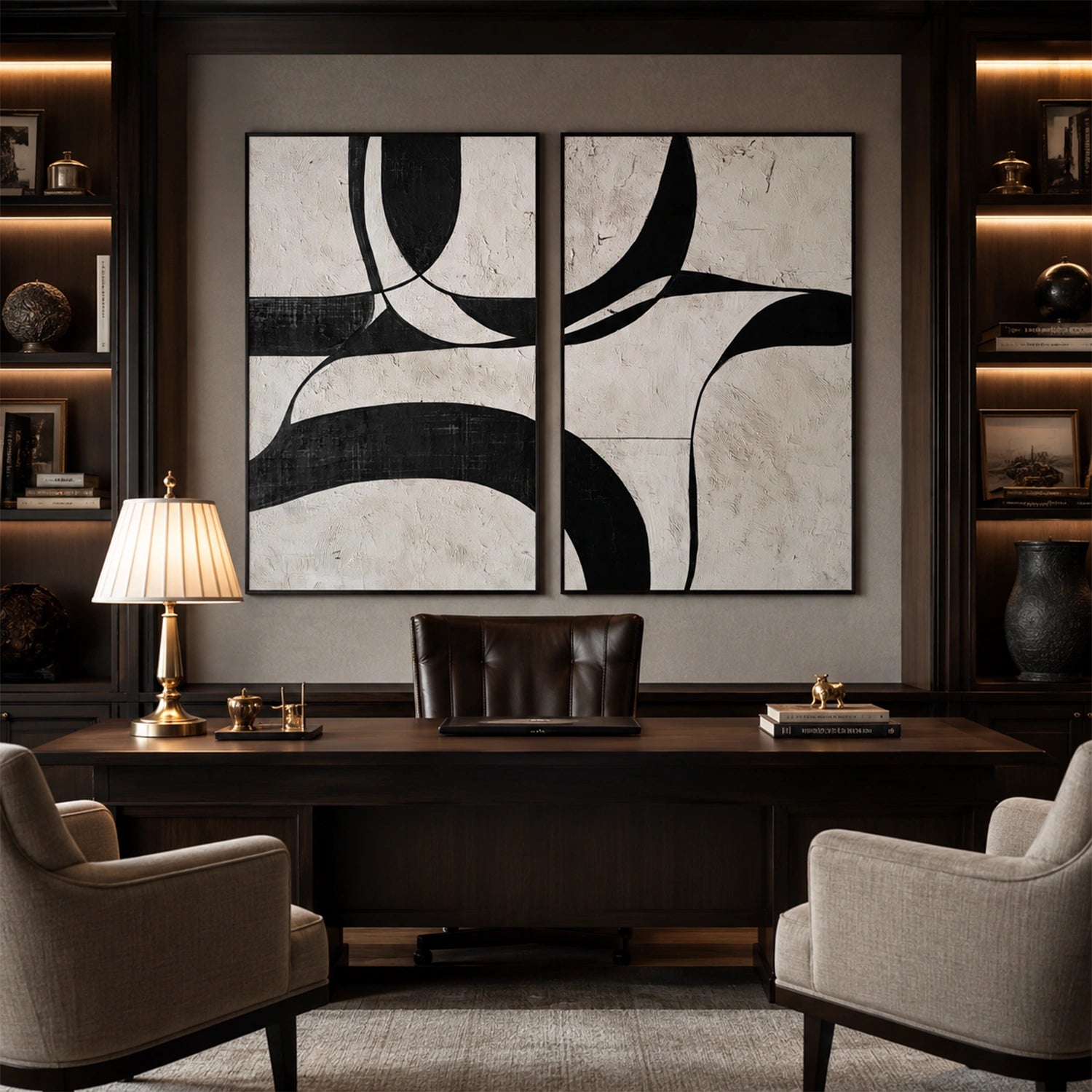 Wabi Sabi Wall Art Set of 2 #WS094