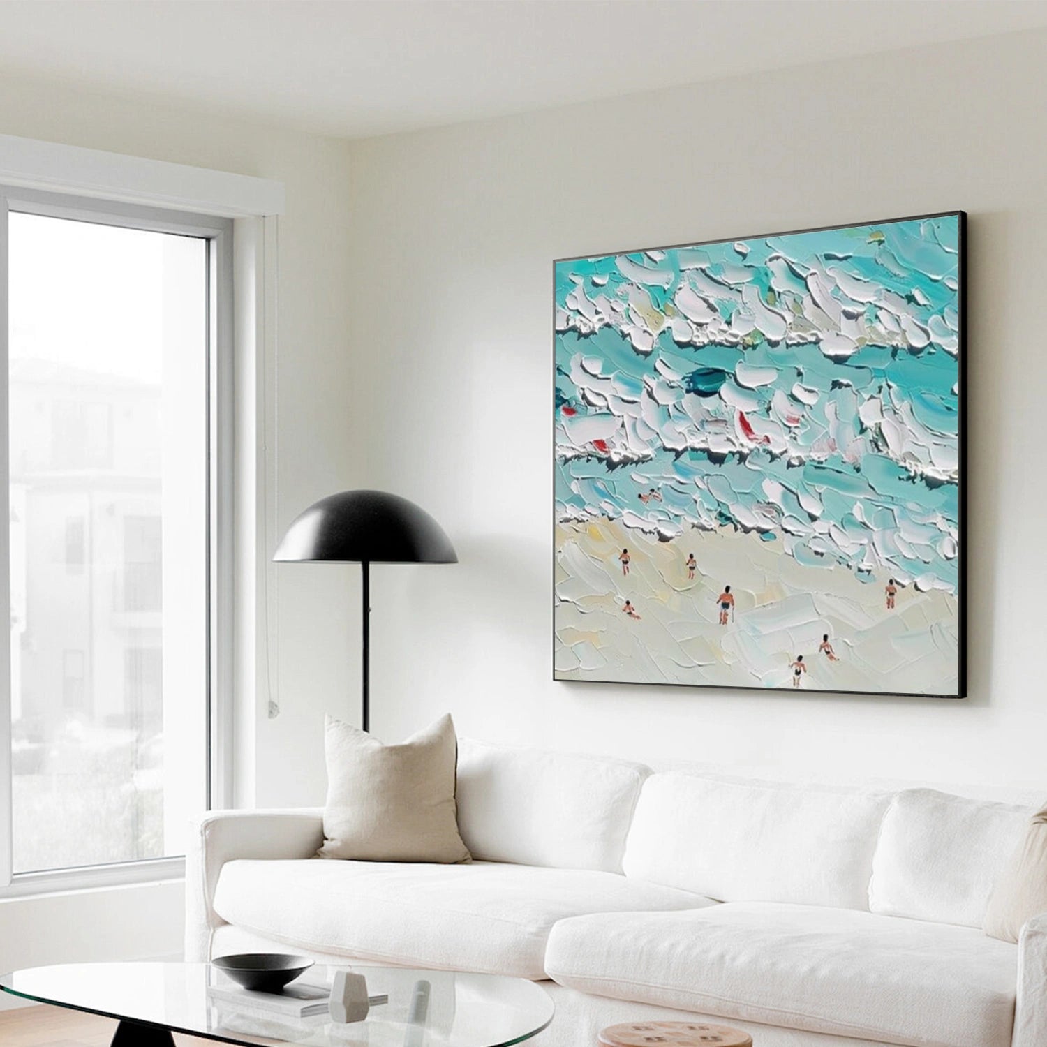 Surfing Sports Textured Wall Art #SC025