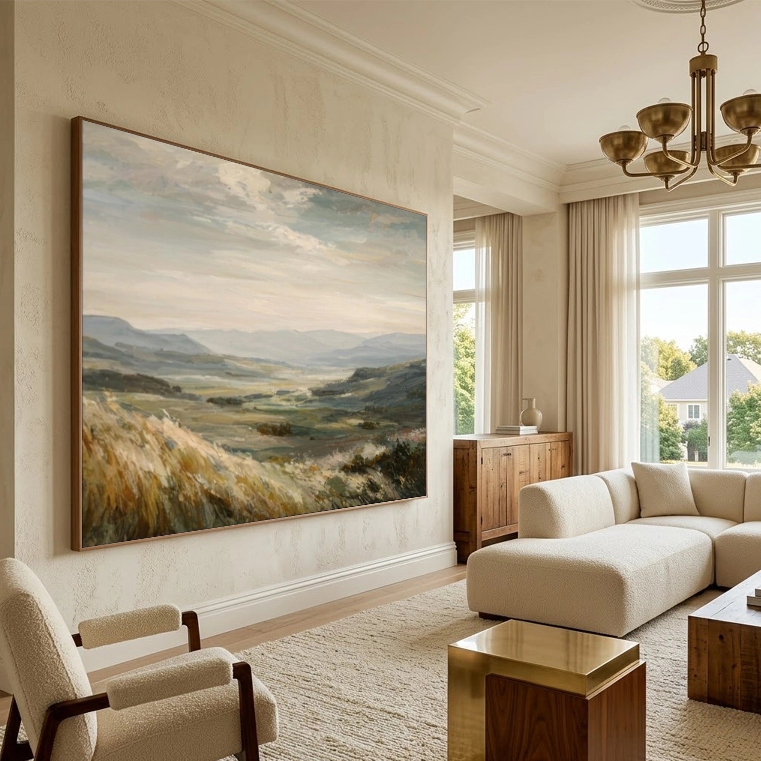 Abstract Mountain Wall Art #MM021
