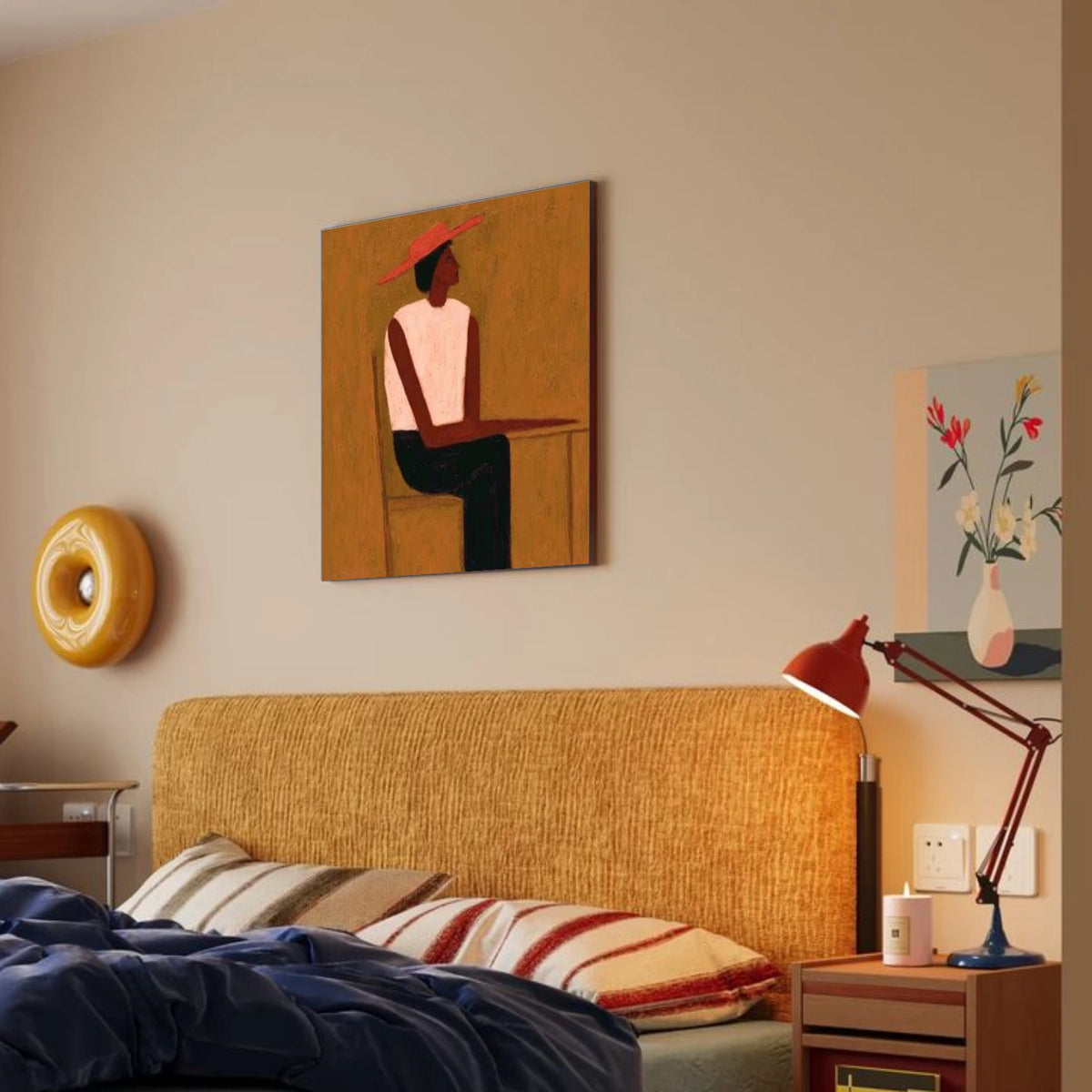 Abstract Portrait Wall Art #LA007