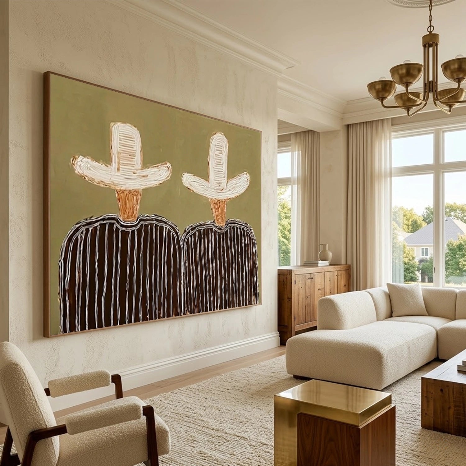Western Cowboy Wall Art Square #AC056