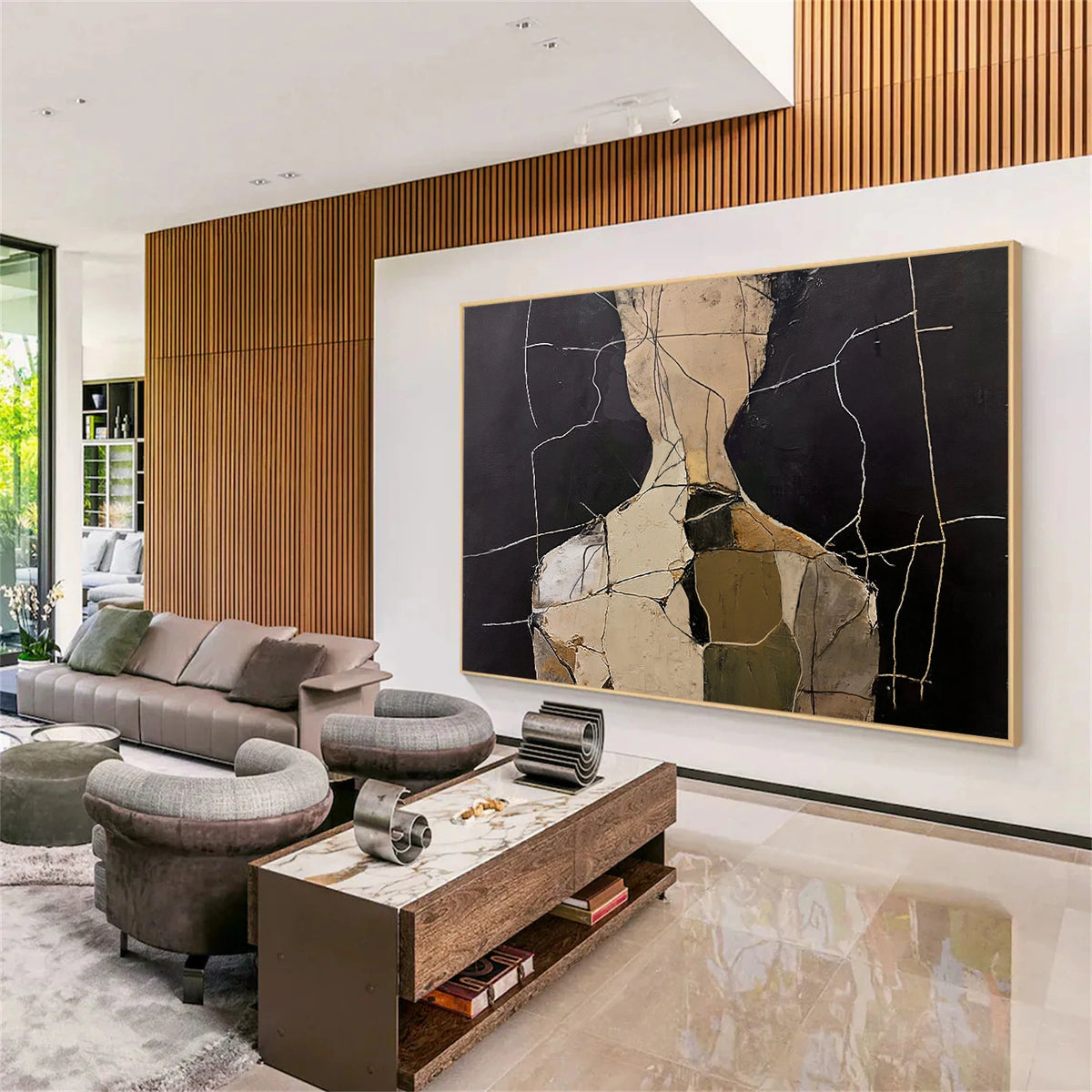 Abstract Portrait Wall Art #LA015