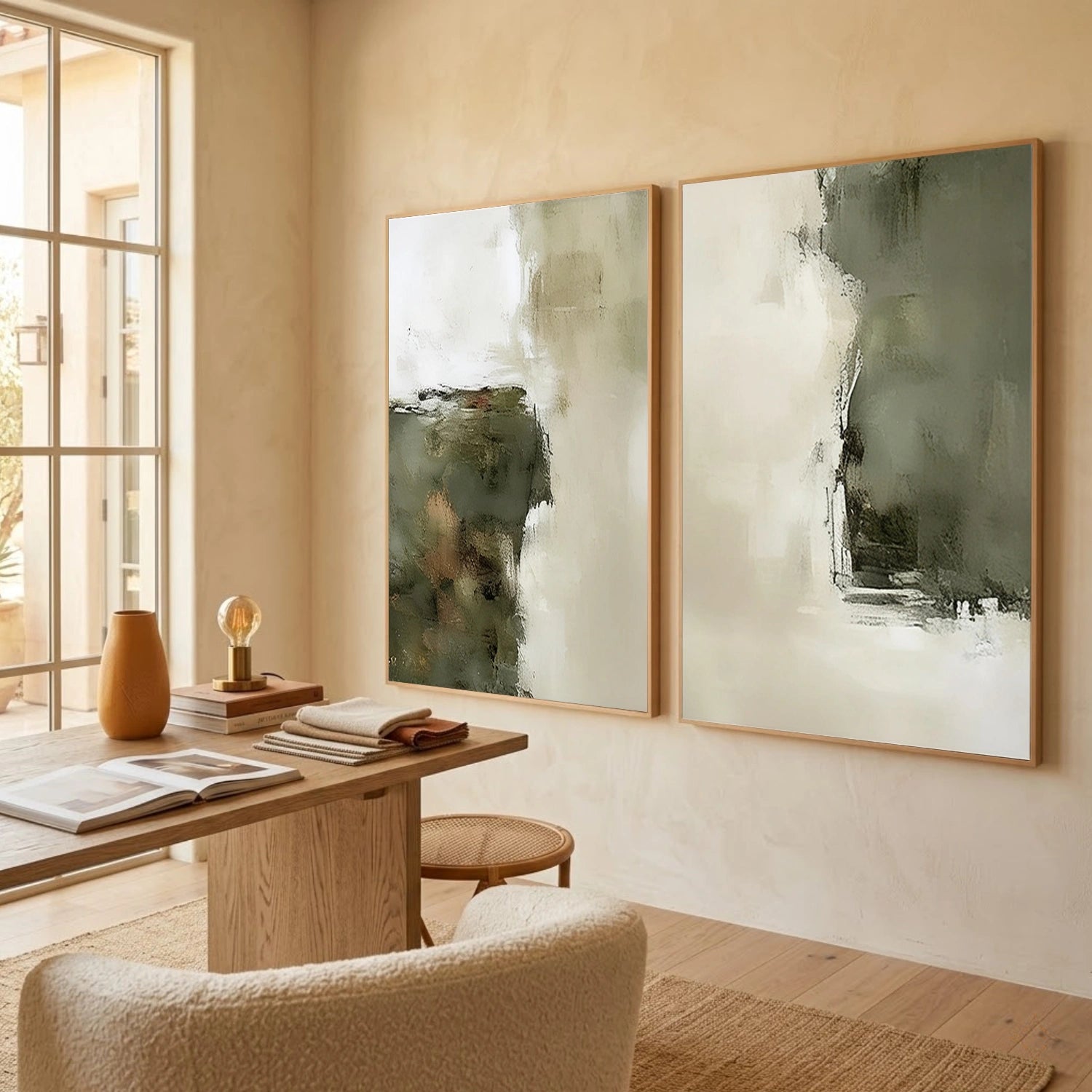 Wabi Sabi Wall Art Set of 2 #WS064