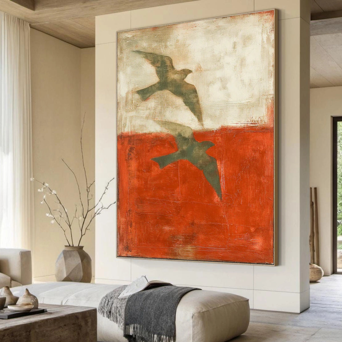 Abstract Animal Bird Wall Art #AN050