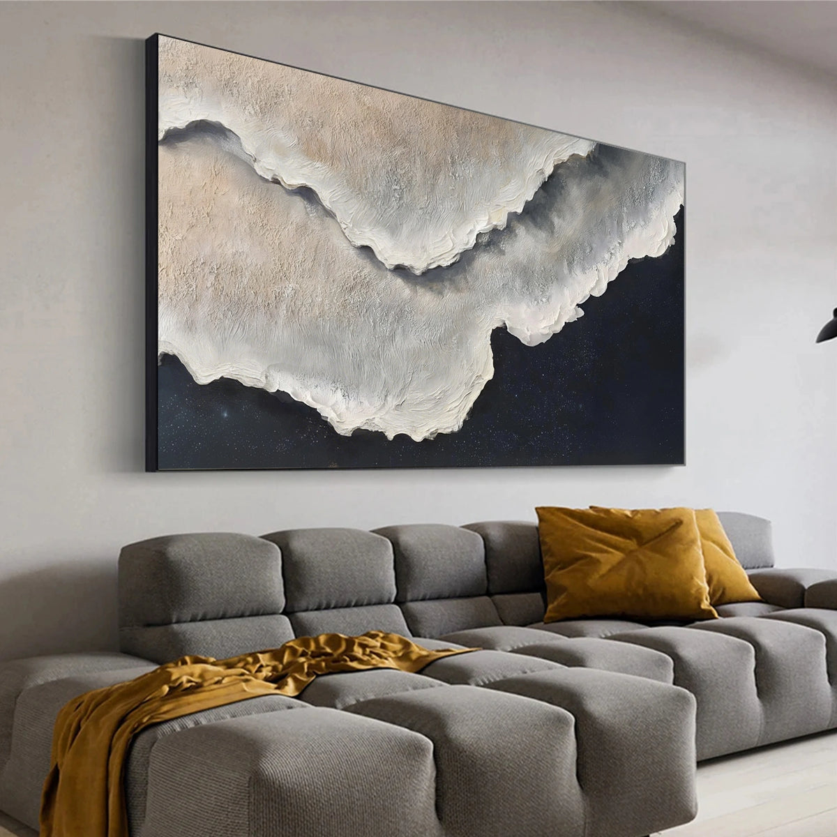 Abstract Ocean And Sky Wall Art #OS050