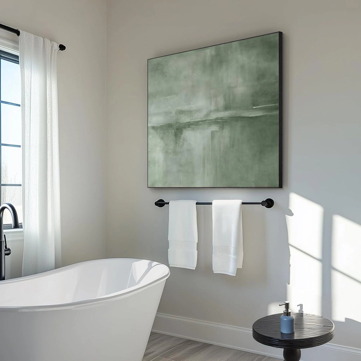 Green Wabi Sabi Wall Art #WS008
