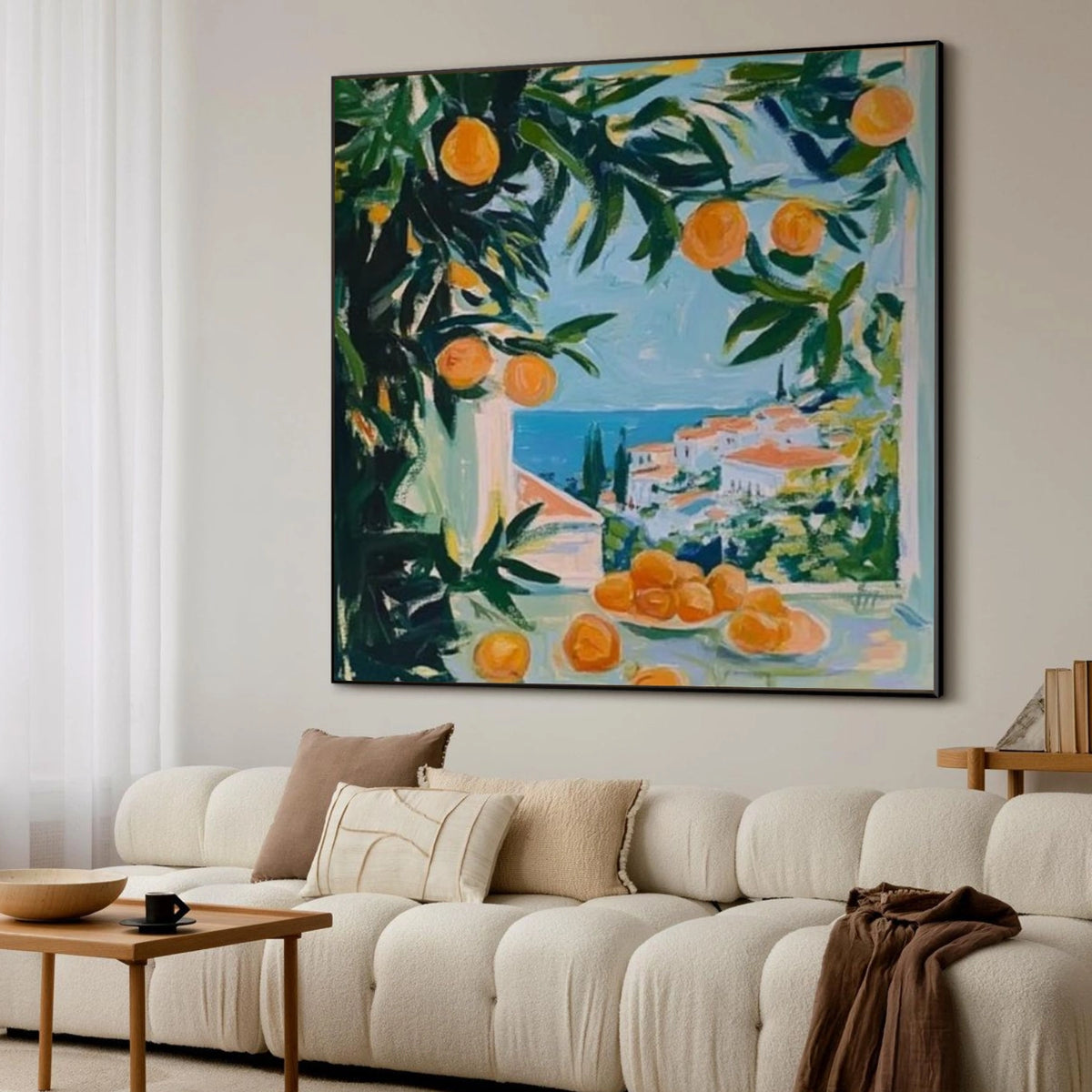 Colorful Abstract Flower And Tree Wall Art #FT020