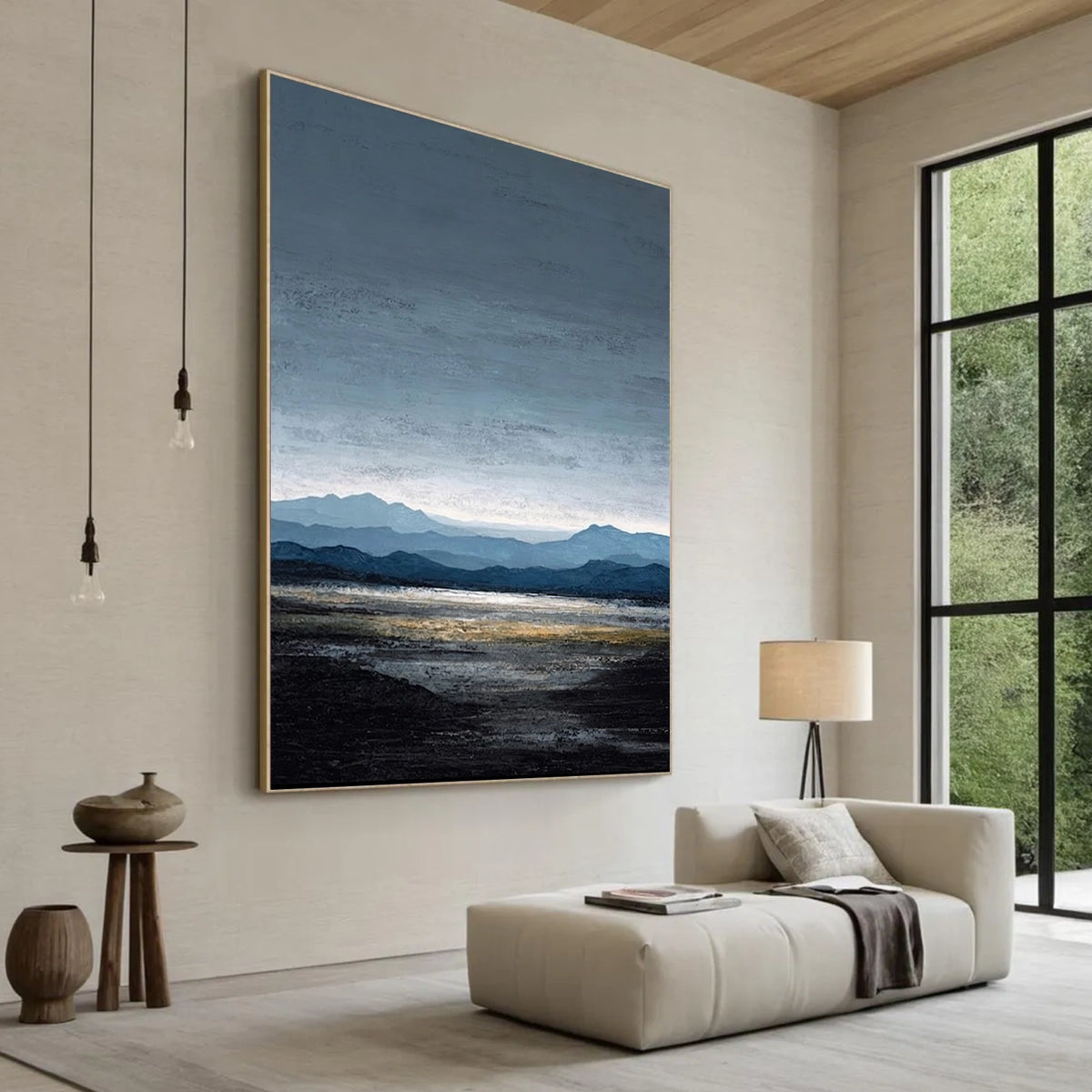 Abstract Mountain Wall Art #MM006