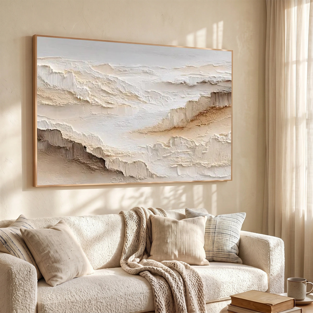 Abstract Mountain Textured Wall Art #MM018