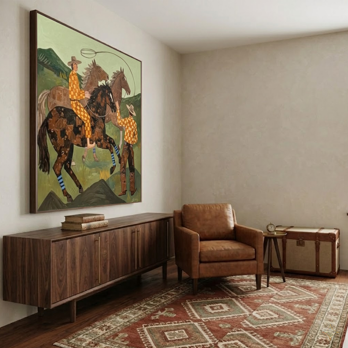 Western Cowboy Wall Art #AC 147