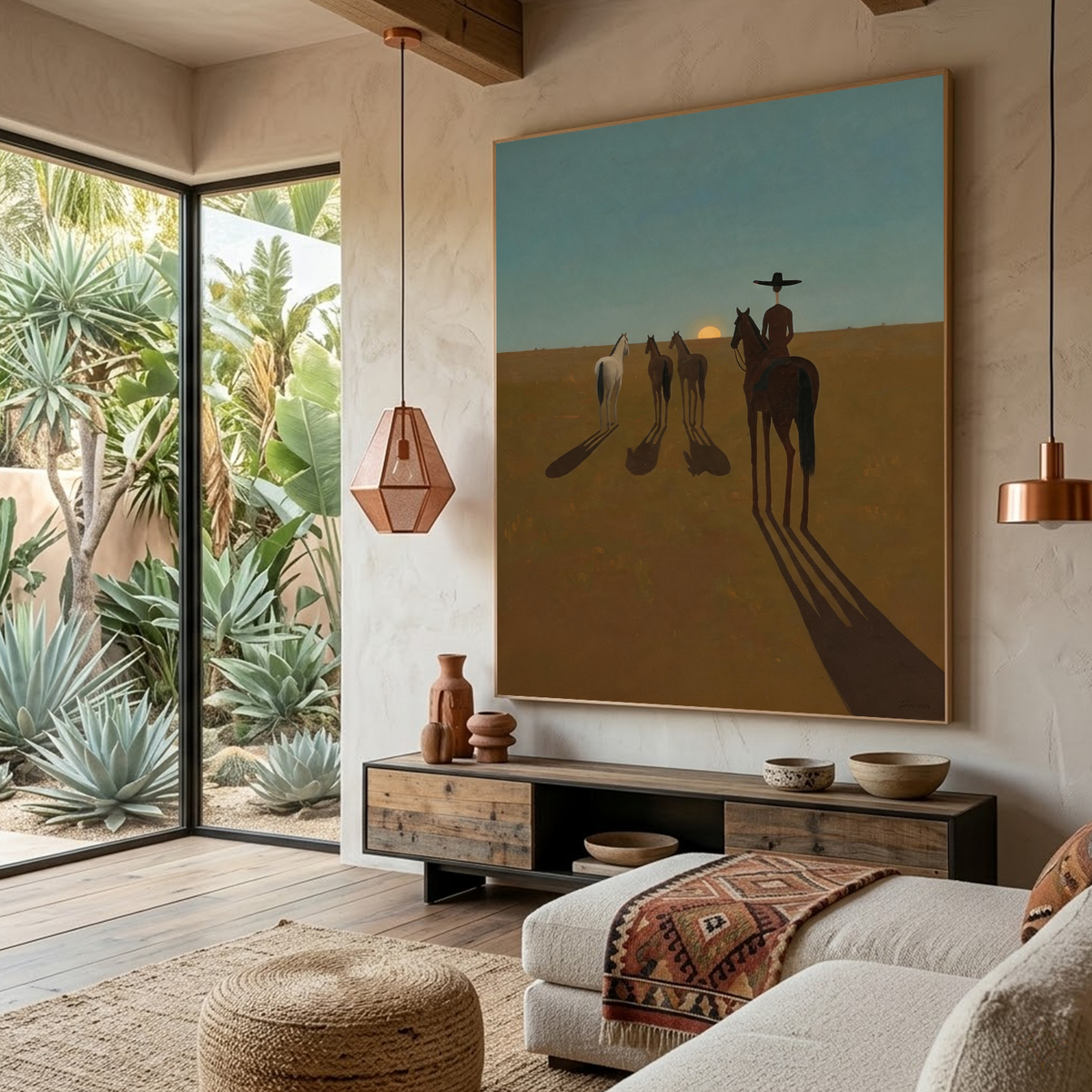 Western Cowboy Wall Art #AC 142