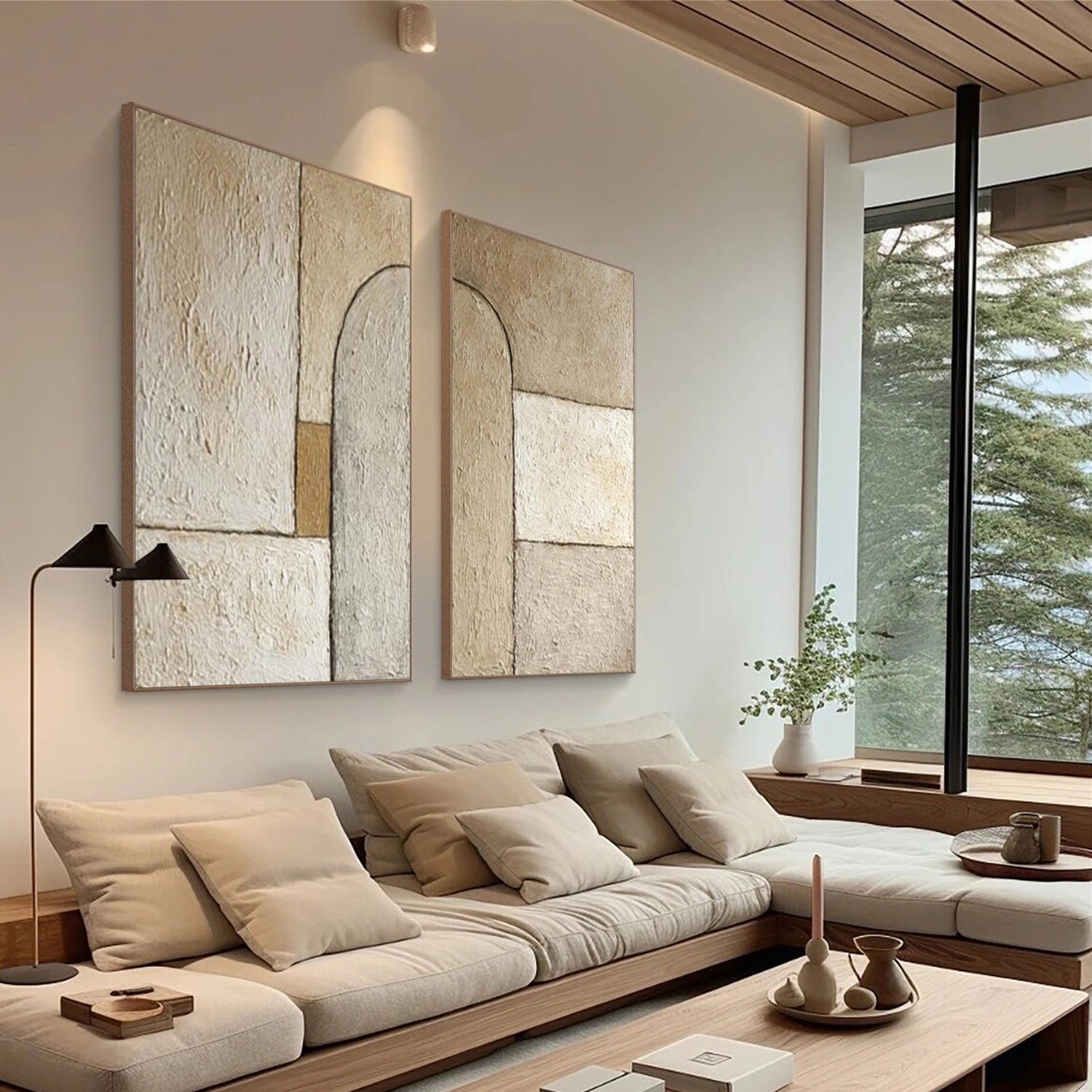 Wabi Sabi Wall Art Set of 2 #WS049