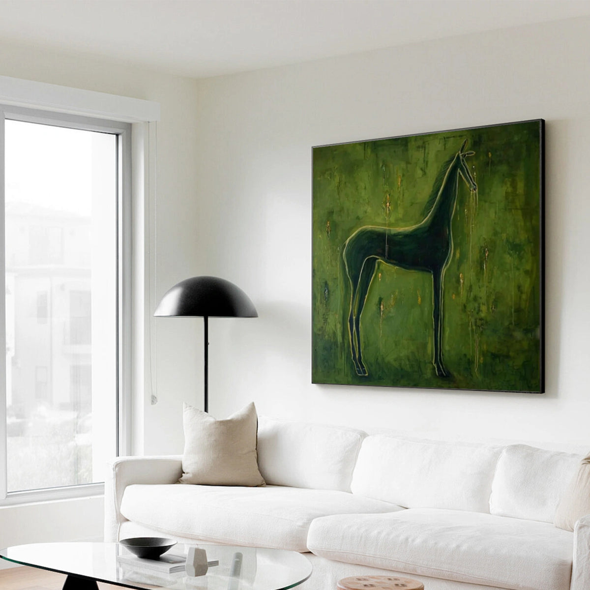 Abstract Animal Horse Wall Art #AN033
