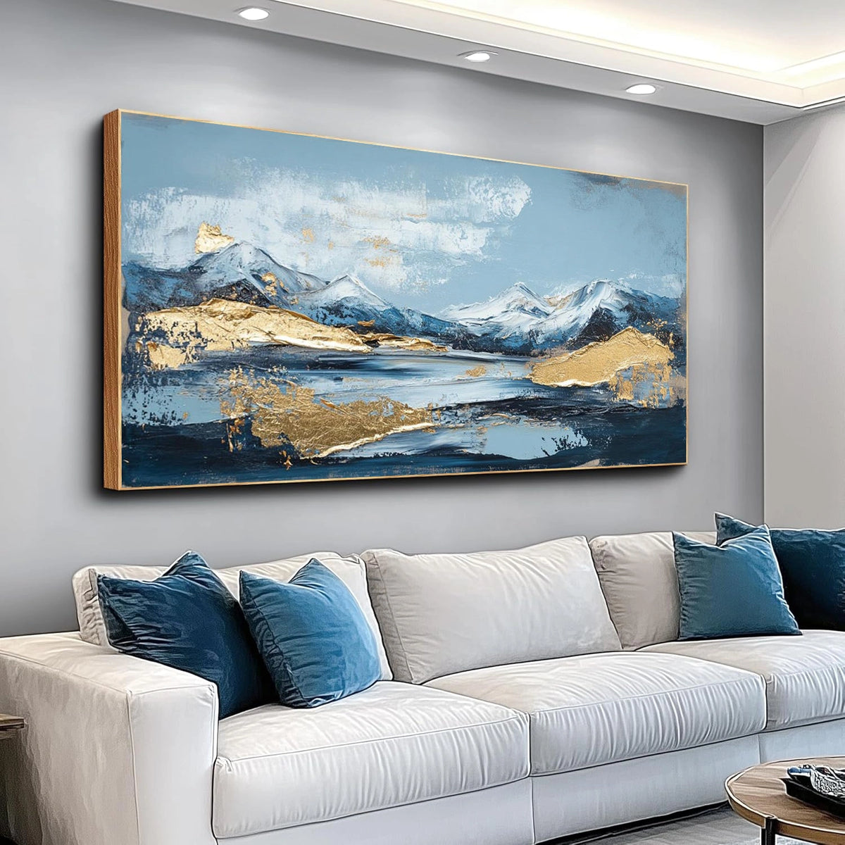 Abstract Mountain Textured Wall Art #MM017