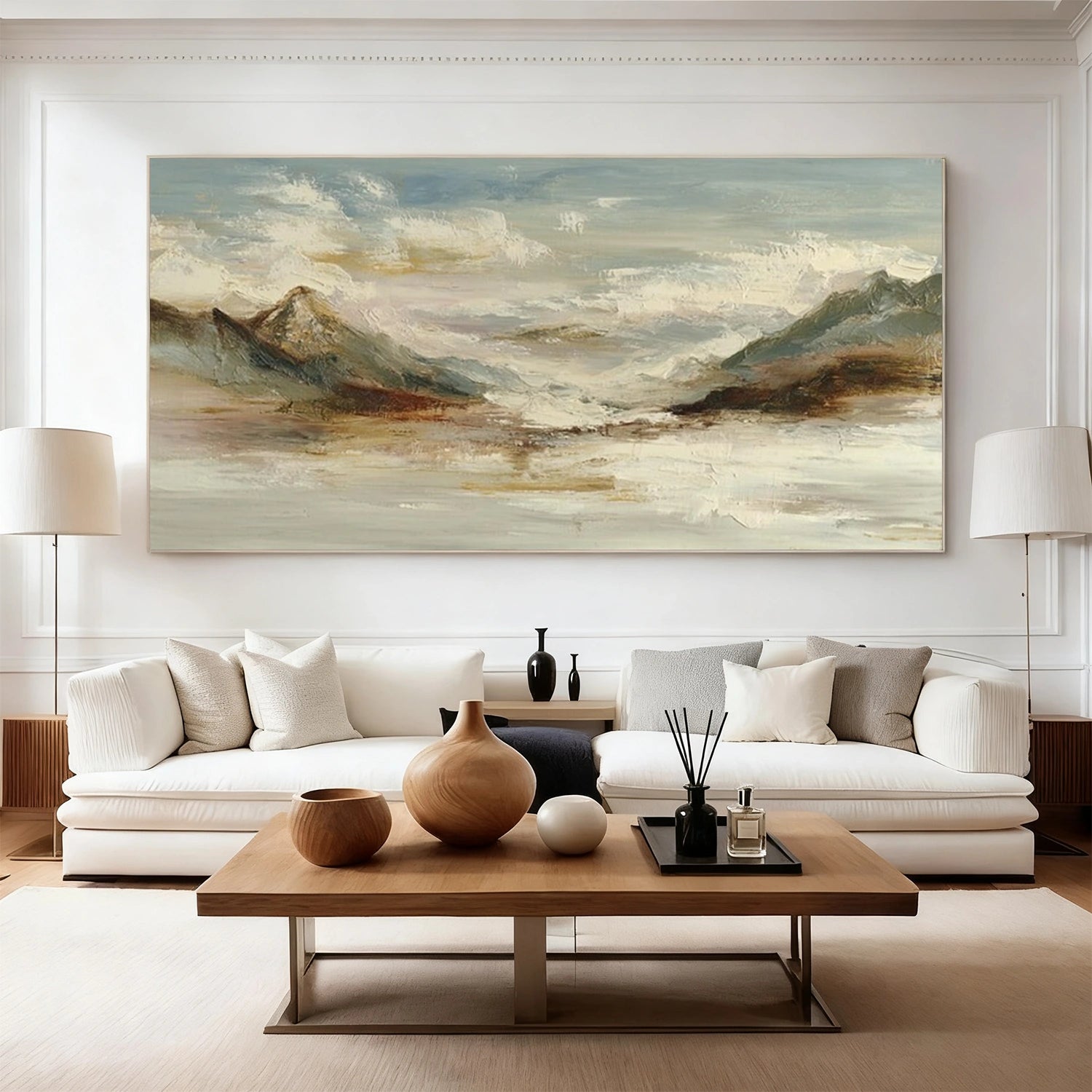 Abstract Mountain Wall Art #MM020
