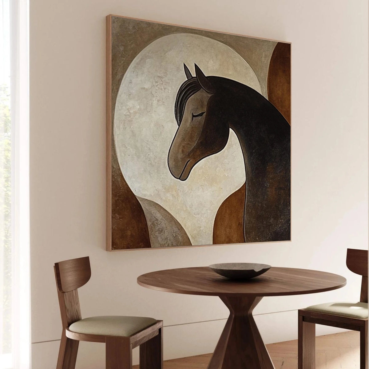 Abstract Animal Horse Wall Art #AN034