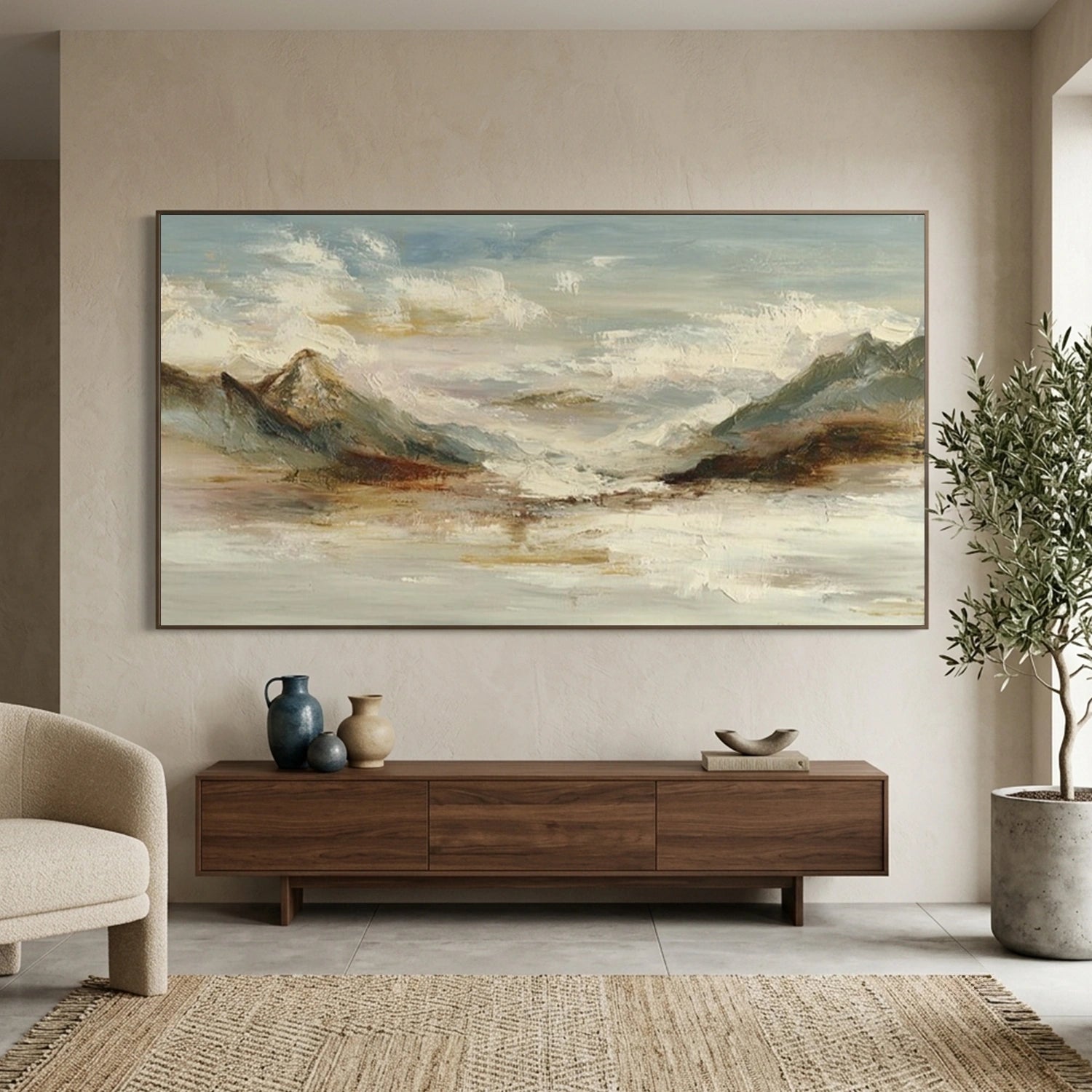Abstract Mountain Wall Art #MM020