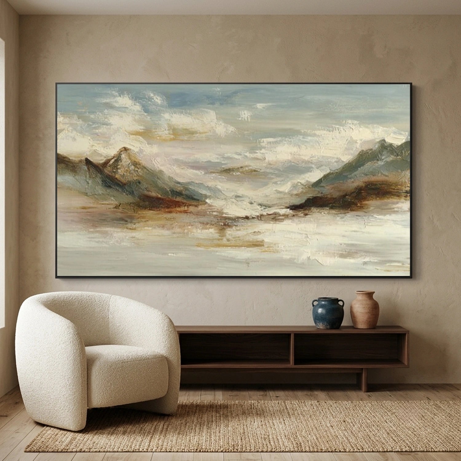 Abstract Mountain Wall Art #MM020