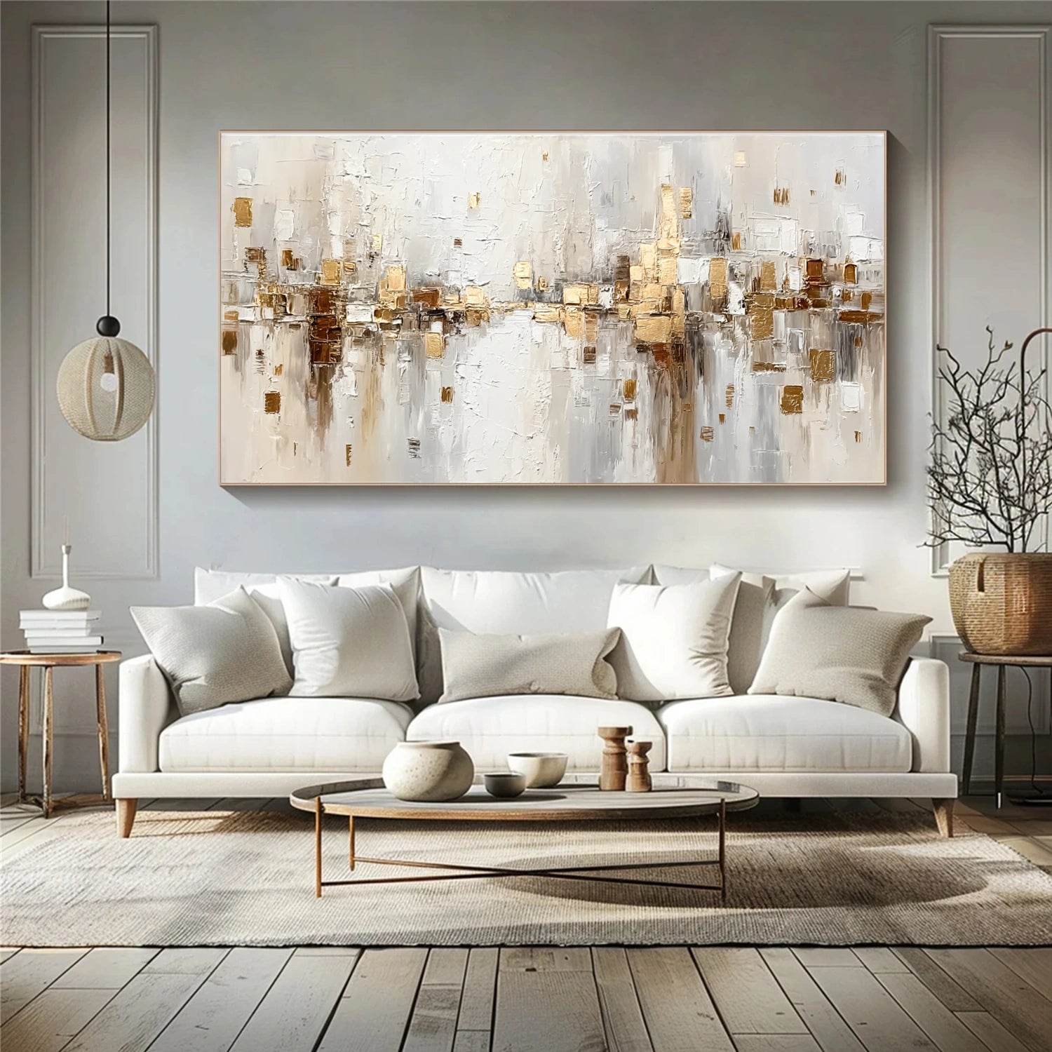 Abstract Textured Wall Art #AW014