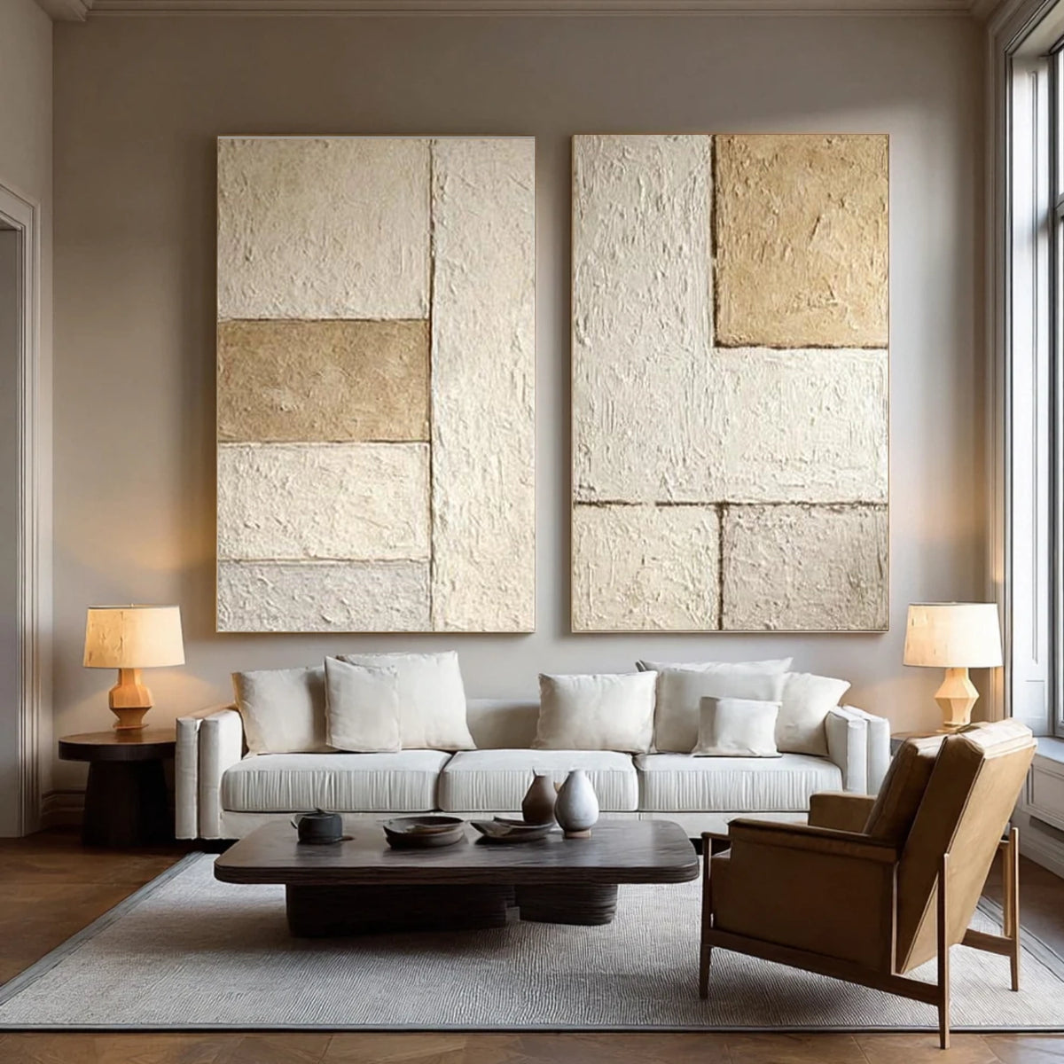 Wabi Sabi Wall Art Set of 2 #WS050