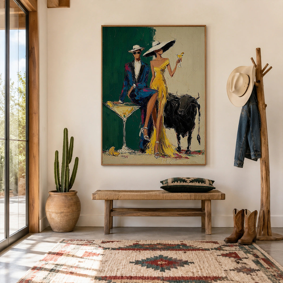 Western Cowboy Wall Art #AC045