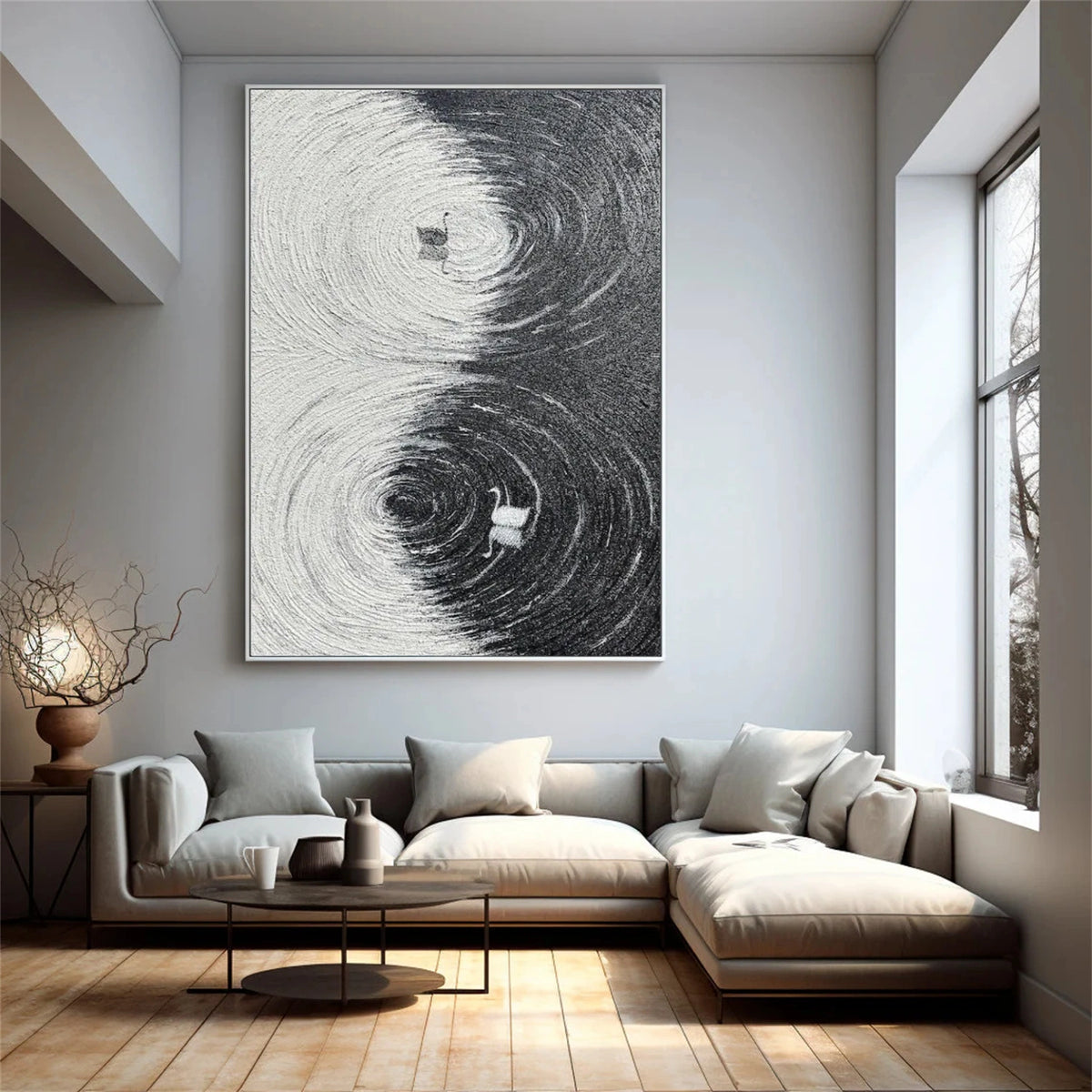 Abstract Animal Duck Wall Art #AN005