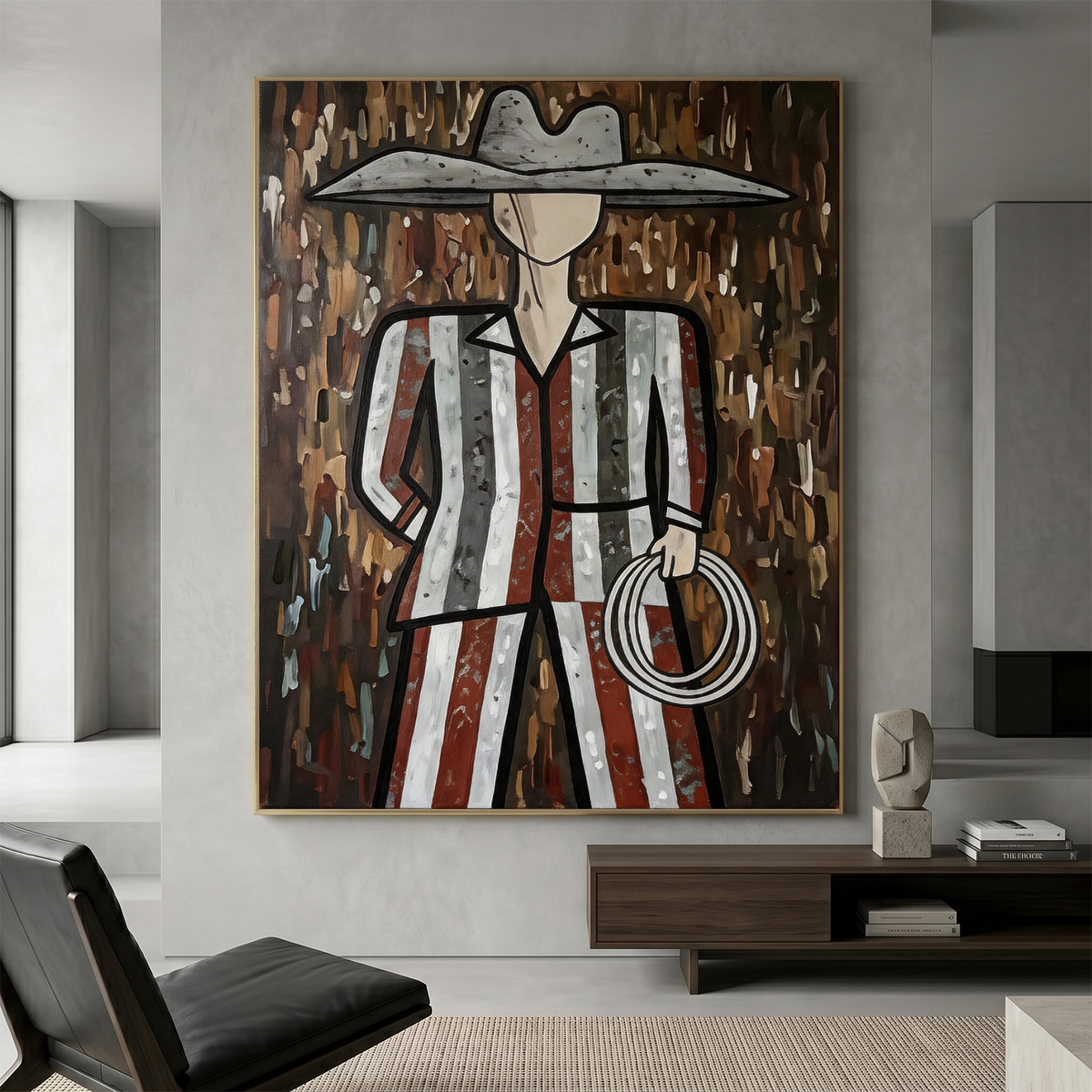 Western Cowboy Wall Art  #AC 164