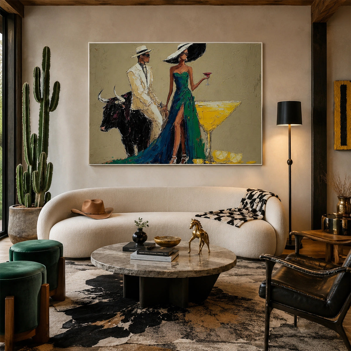 Western Cowboy Wall Art #AC043