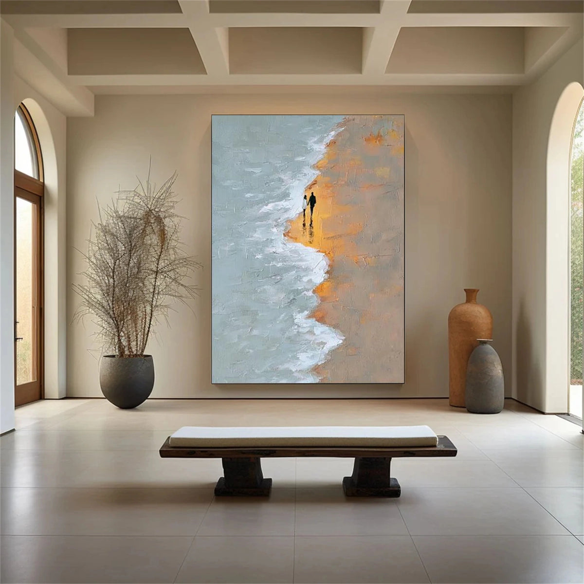 Abstract Ocean And Sky Wall Art #OS034