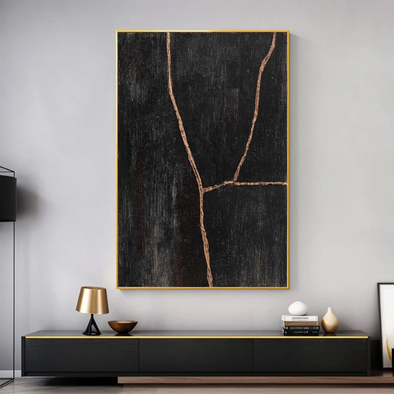 Black Minimalist Wall Art #MW039